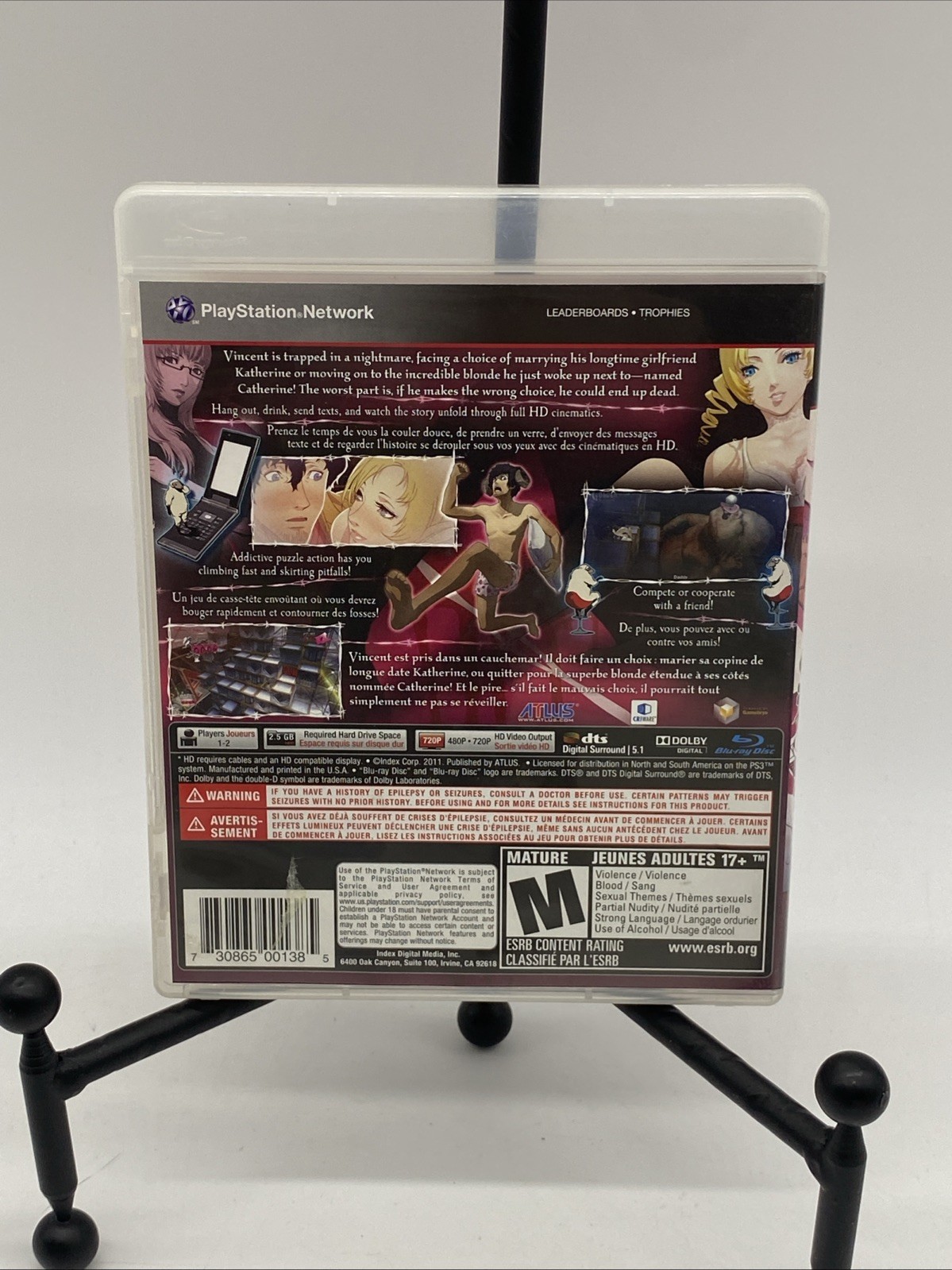 Catherine (Sony PlayStation 3, 2011) PS3 Atlus CIB Complete with Manual – Tested
