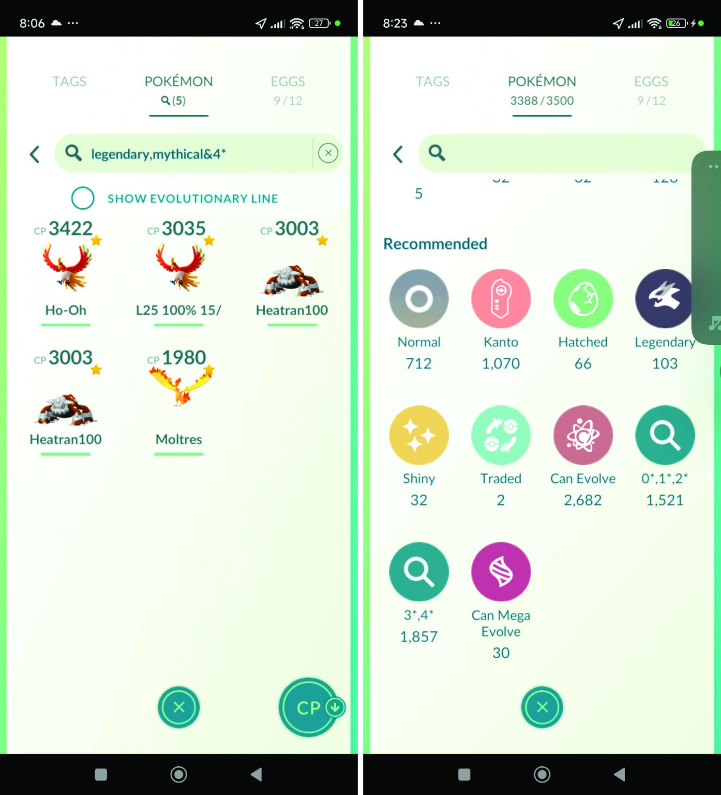 🔥POKEMON ACC GO LVL 61 • 10M+ STARDUST • 1459x 100IV • 128 LEGENDARIES 🔥
