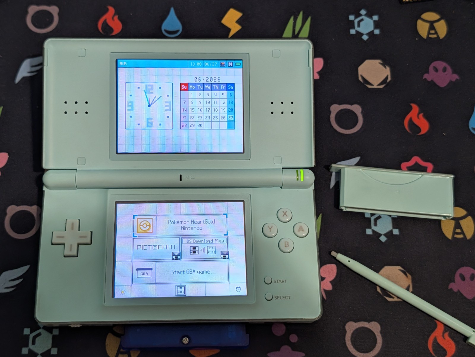 Nintendo DS Lite Teal Blue w/Charger – Tested & Working – A067