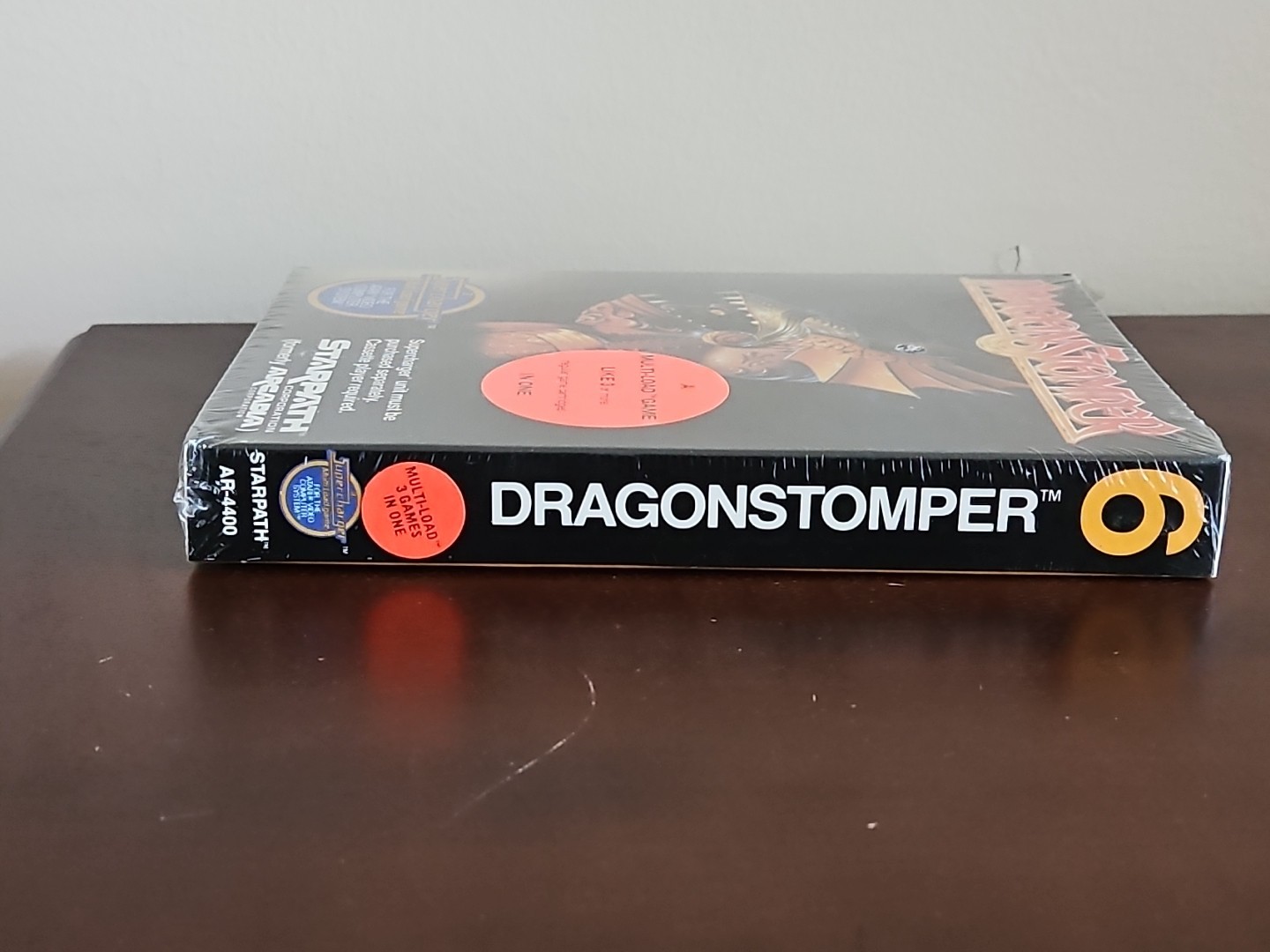 Vintage Rare Atari 2600 DragonStomper Starpath SuperCharger Cassette New Sealed