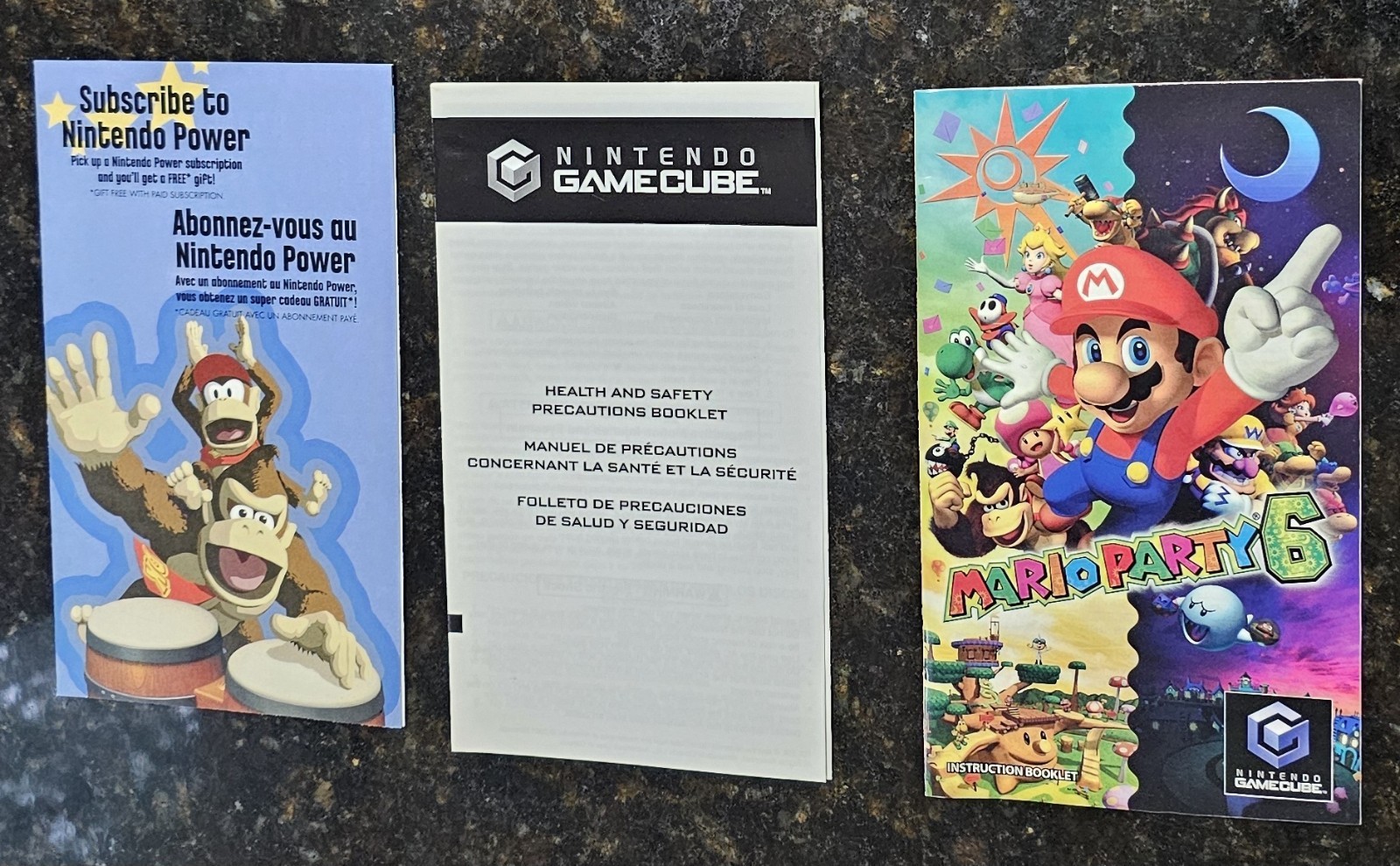 Mario Party 6 Nintendo Gamecube Complete CIB W/ Case Manual & Inserts