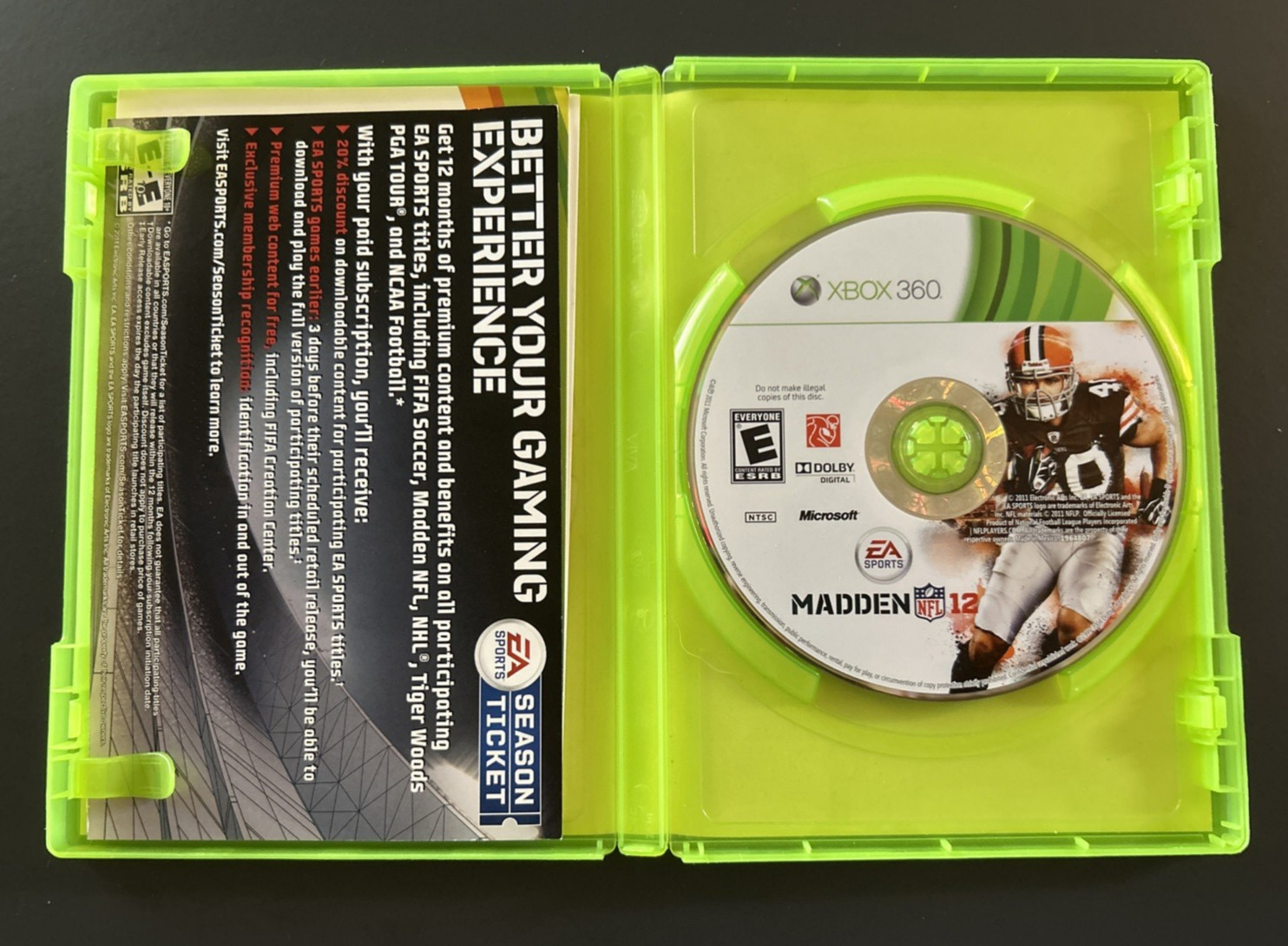Xbox 360: Madden NFL 12 – Microsoft Xbox 360 – CIB Complete w/ Inserts – TESTED