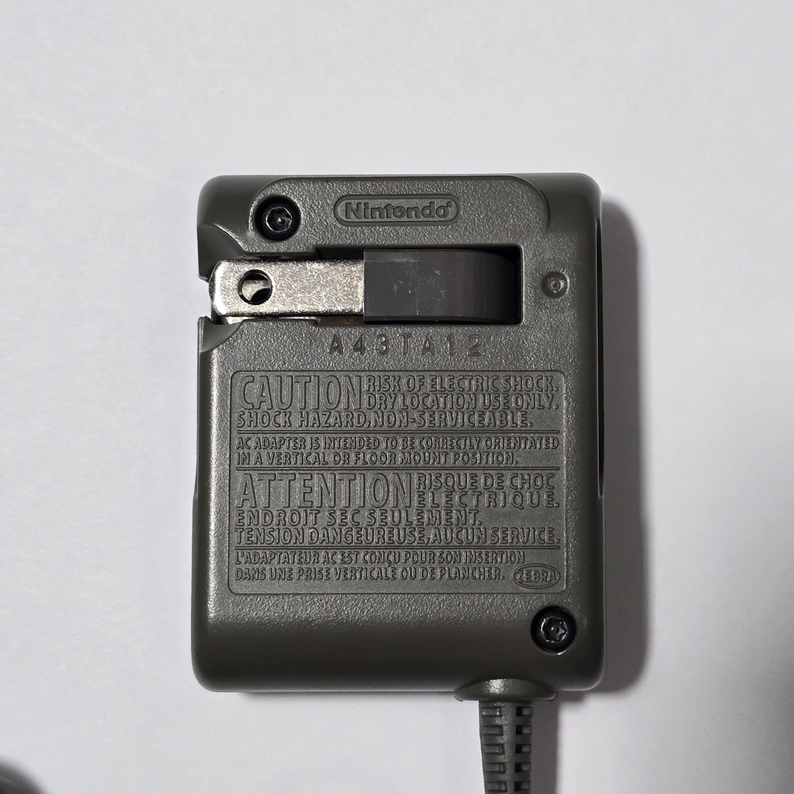 Original Authentic Used Nintendo DSL DS Lite Charger OEM Works Excellent
