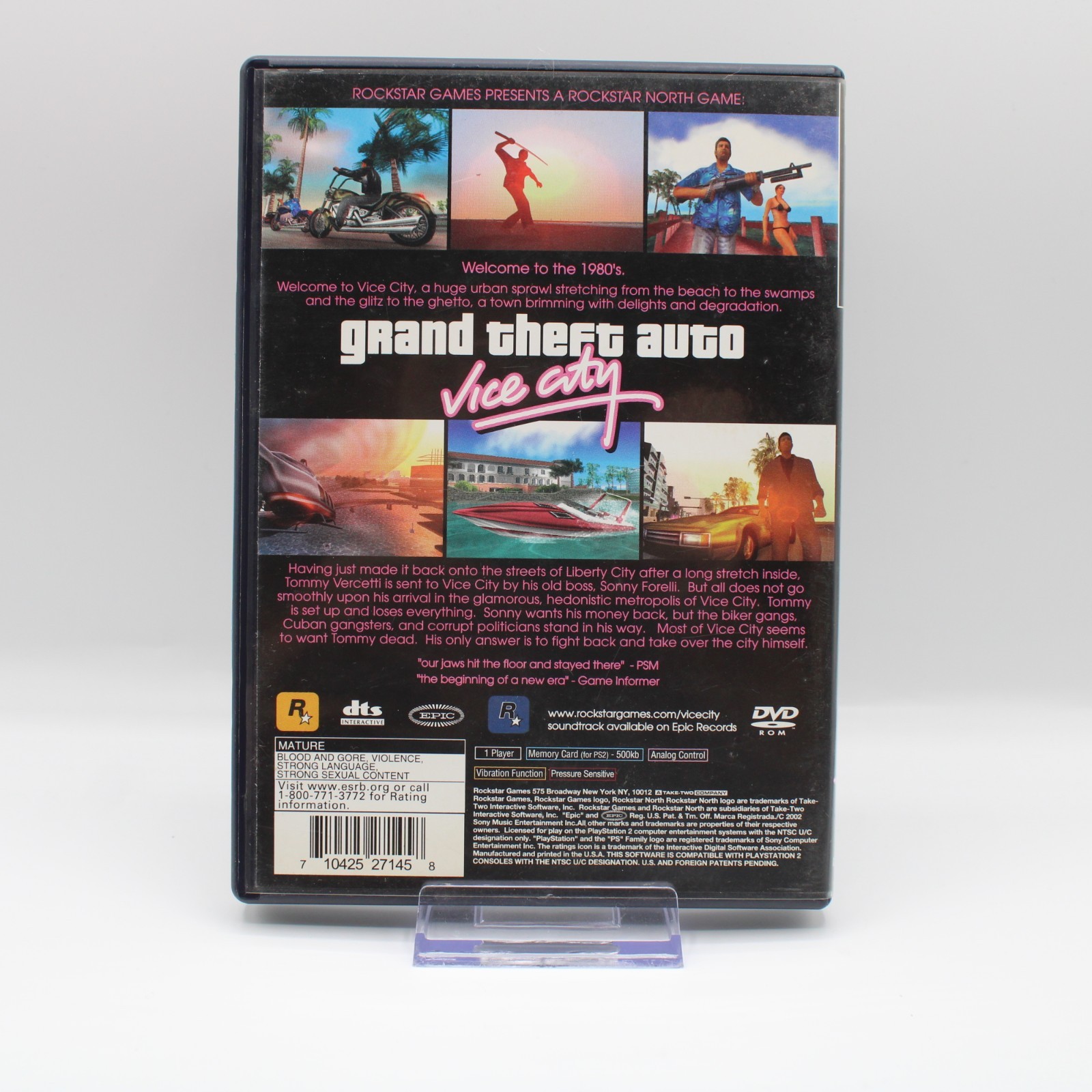*Refurbished* Grand Theft Auto: Vice City (Sony PlayStation 2) – 1 Year Warranty