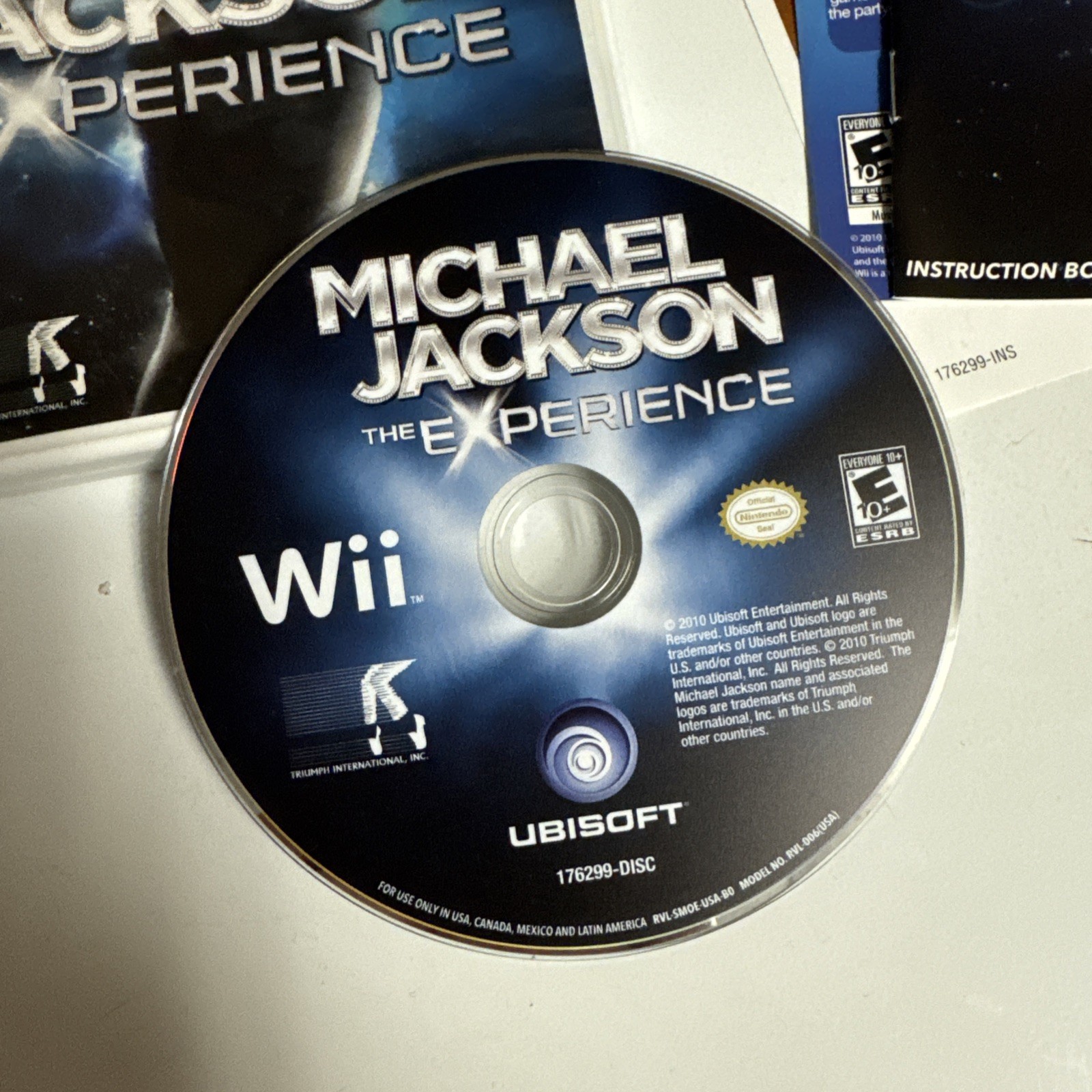 Michael Jackson: The Experience (Nintendo Wii, 2010) Complete CIB -Tested- Nice