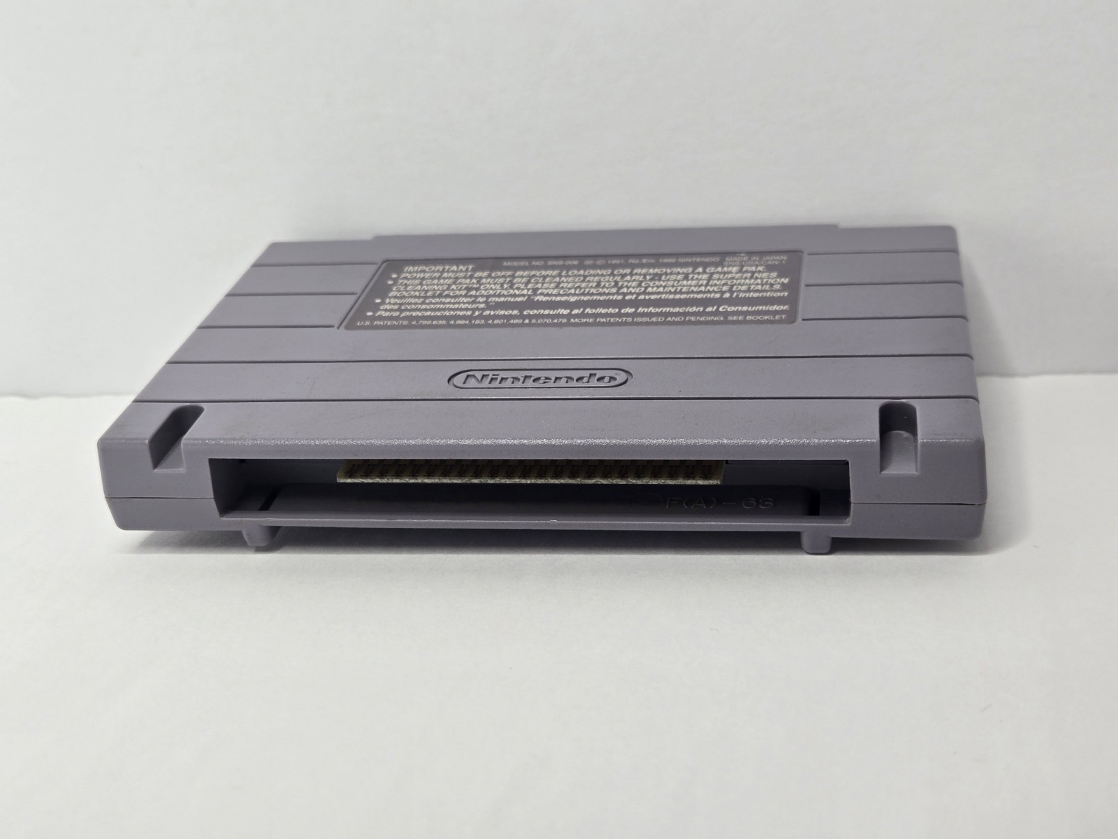 Spider-Man Venom Maximum Carnage SNES Rare Gray Variant Authentic Pristine