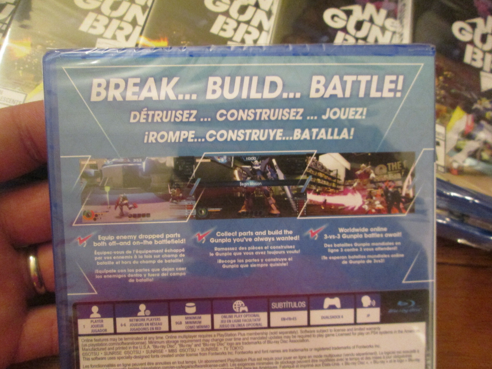 New Gundam Breaker PS4 SONY AUTHENTIC US BRAND NEW FACTORY SEALED BANDAI NAMCO