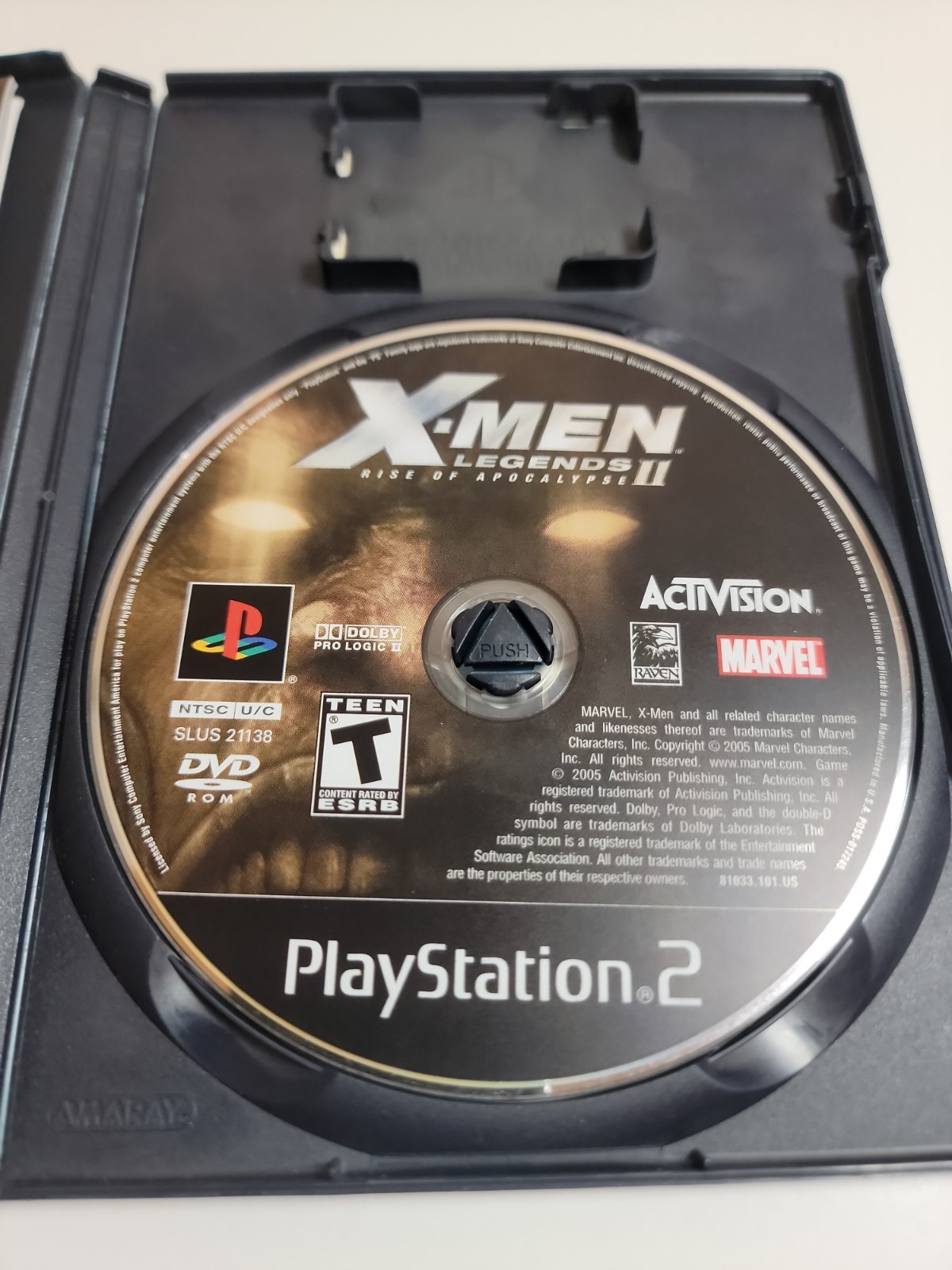 X-Men: Legends II Rise of Apocalypse PlayStation 2 PS2 Complete In Box W/Manual