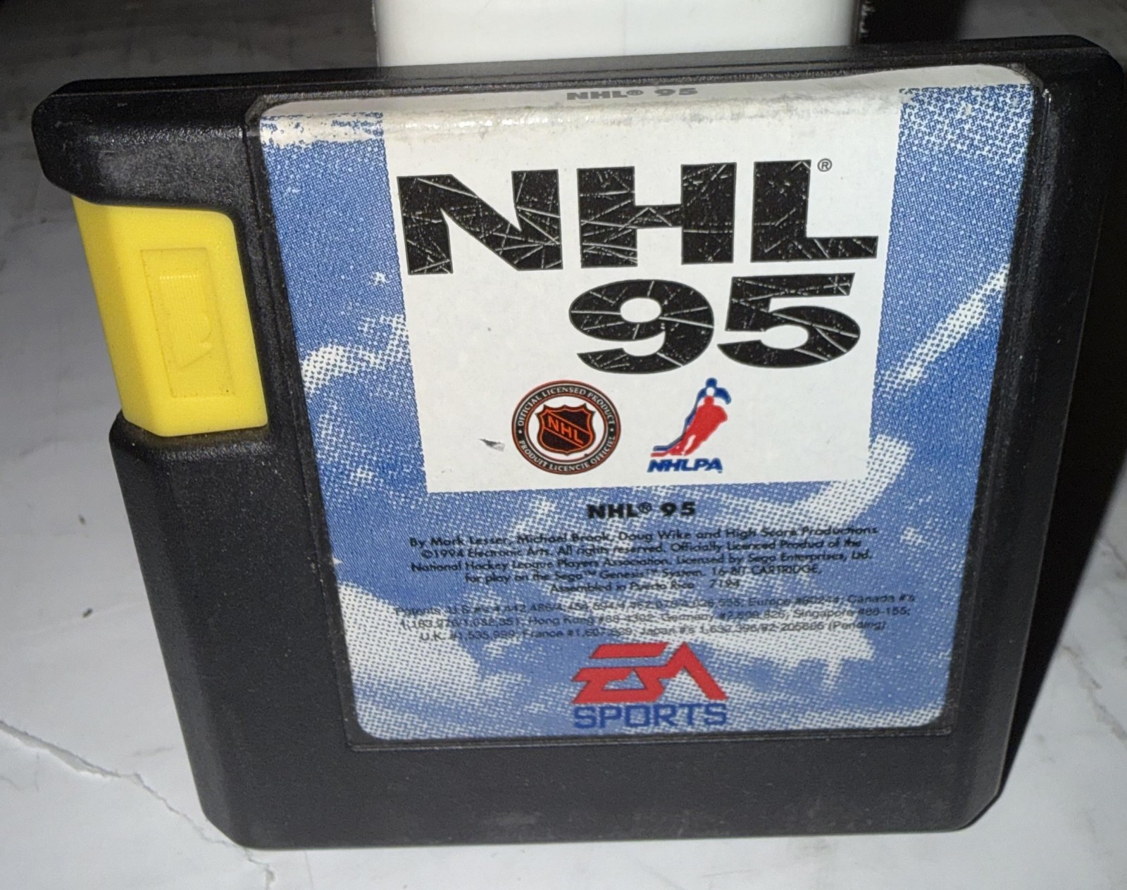 Vintage NHL 95 Sega Genesis Game Cart Only EA Sports NTSC-U/C 1994 Hockey