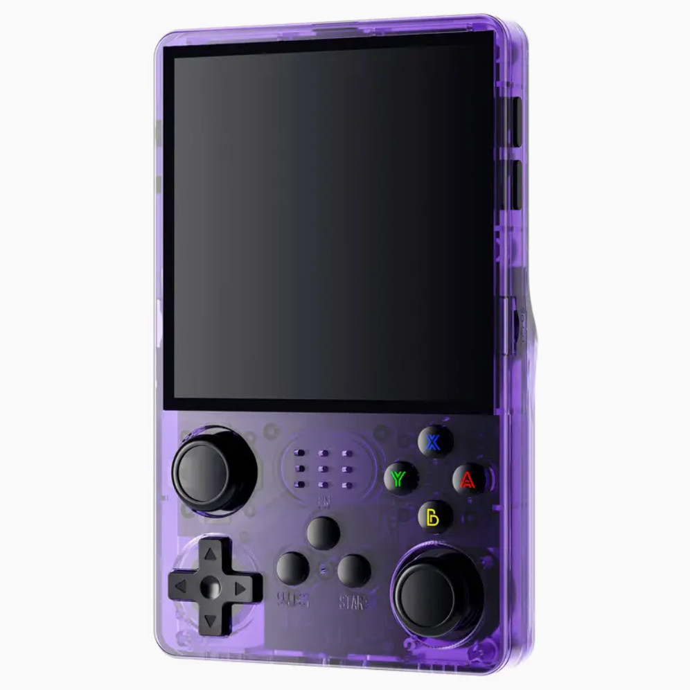 Retro Handheld Game Console – Purple, Color Screen, 3000mAh Battery