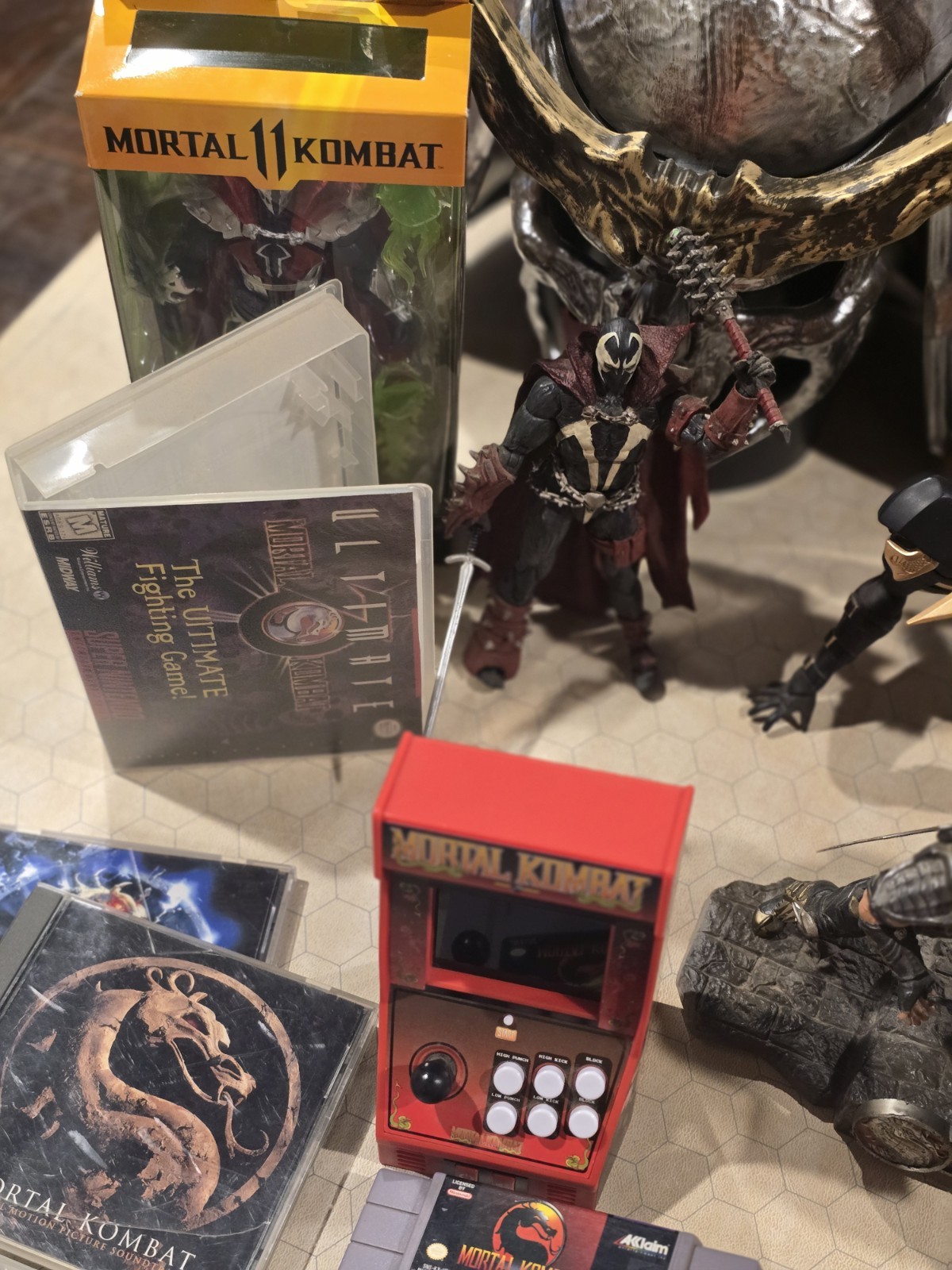Mortal Kombat Game Collection With Kollectors Editions Lot/ Figures & More