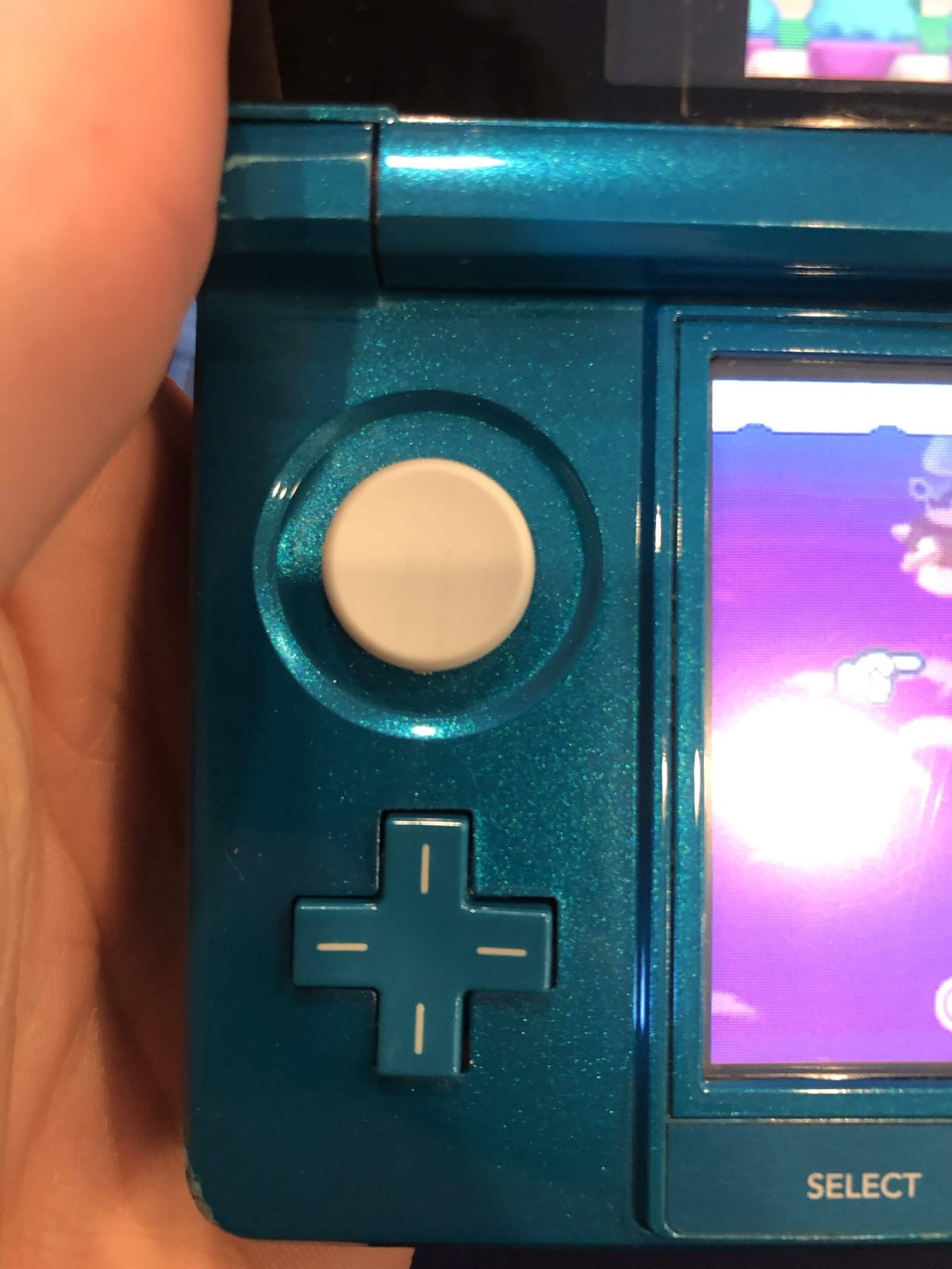 Nintendo 3DS Aqua Blue CTR-001 Handheld Console Fully Tested