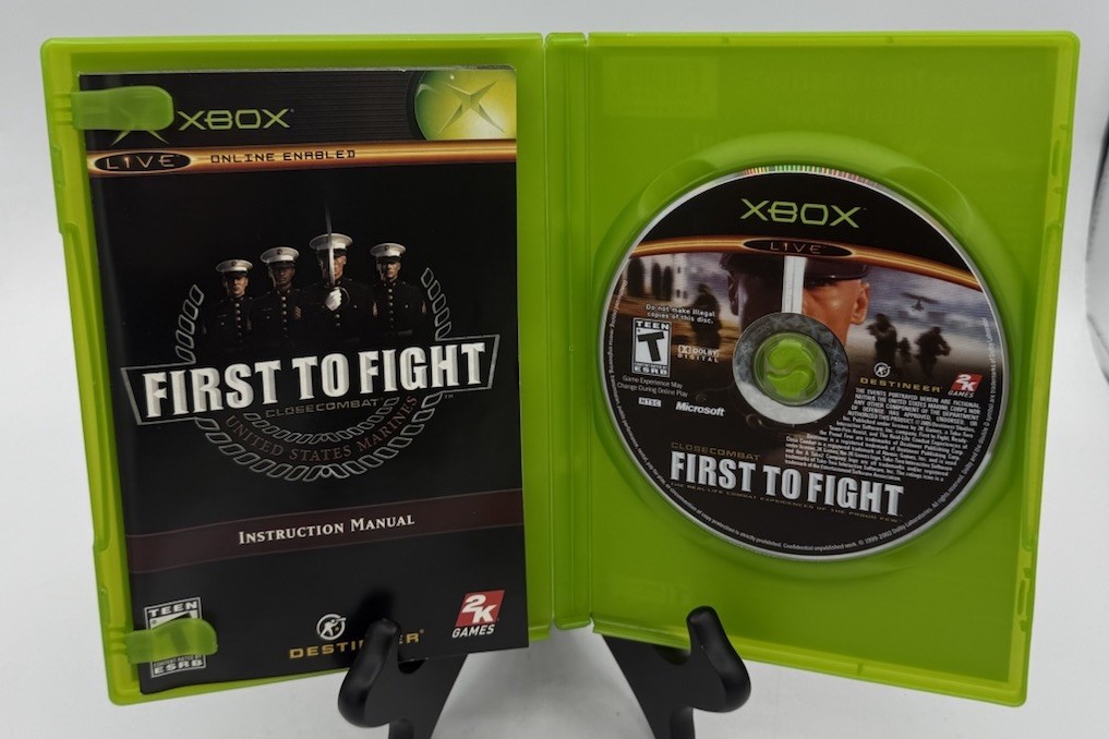 Close Combat: First to Fight (Microsoft Xbox, 2005) Complete Tested Working