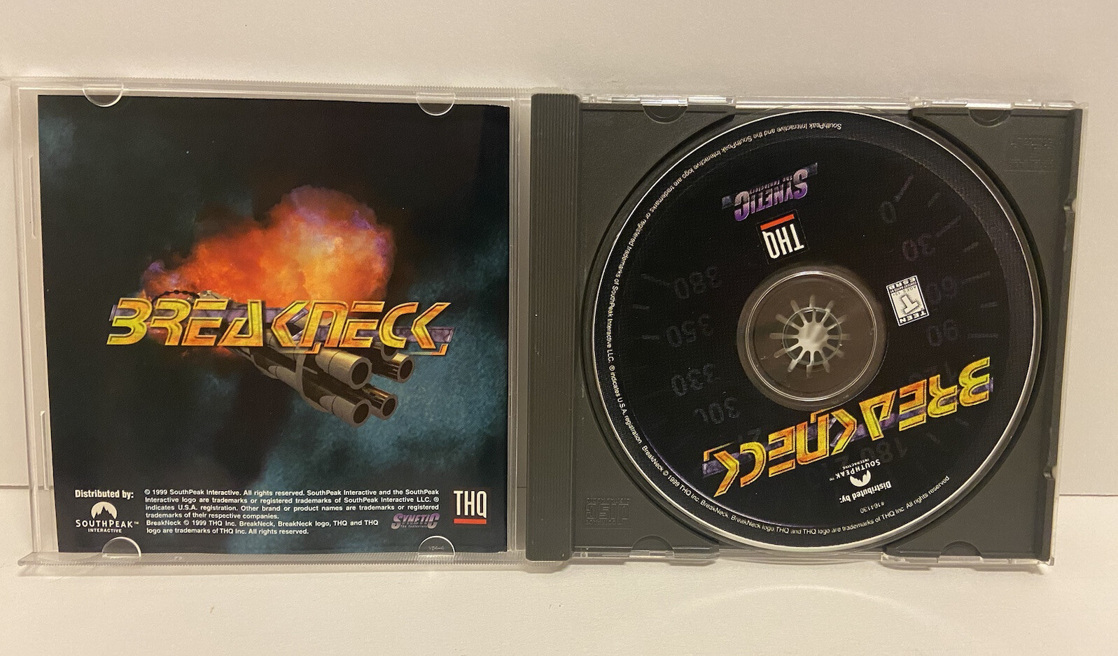 U.S. RACER/ BREAKNECK PC GAME LOT – Windows 95/98/2000/Me – RATED E (THQ)