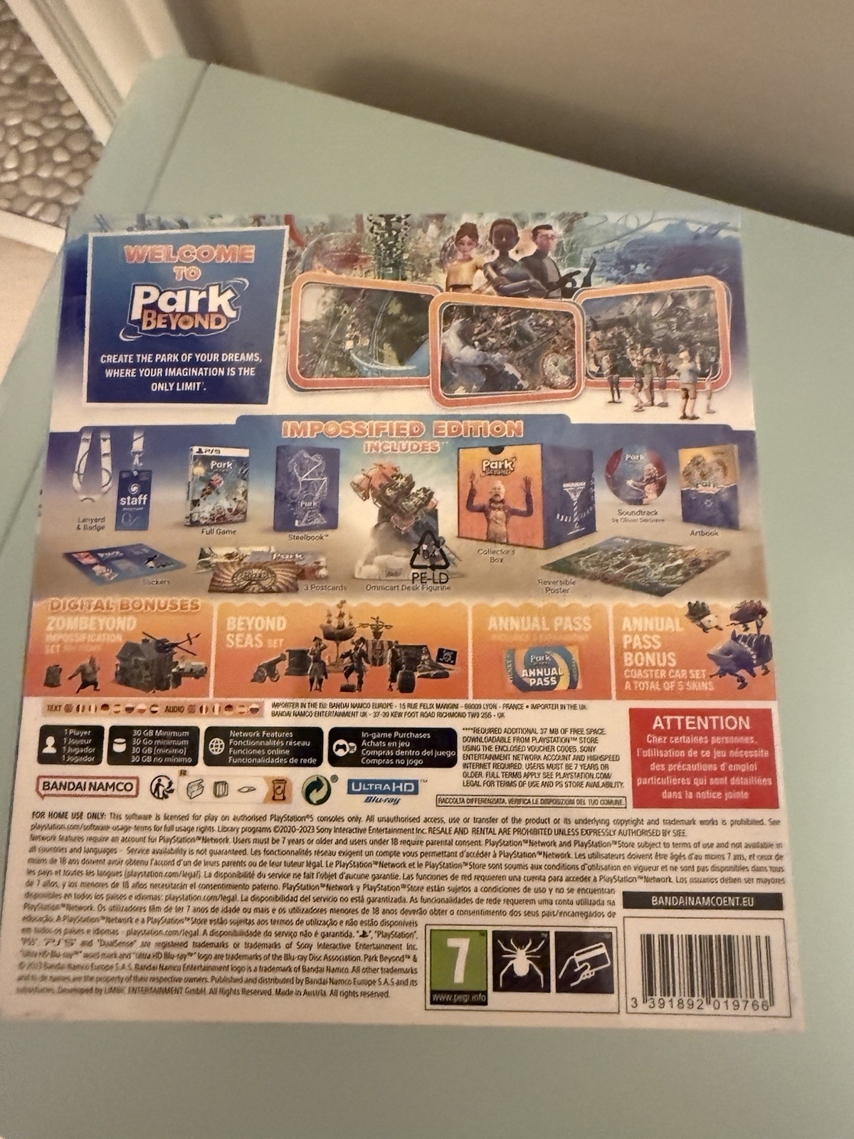 BANDAI NAMCO Park Beyond Collector’s SteelBook Edition PS5 PAL PEGI 7 2023
