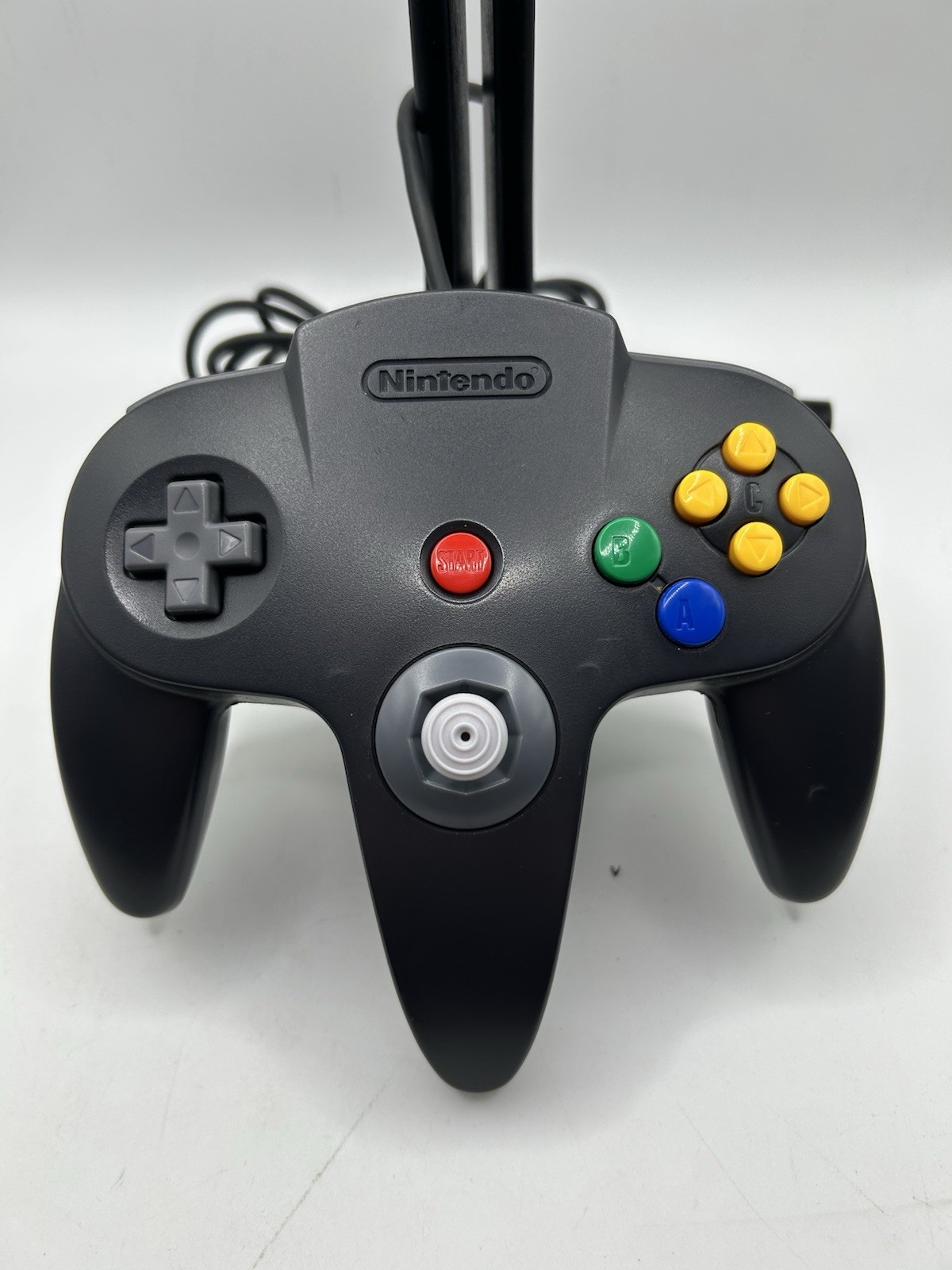 Official Nintendo 64 N64 Controller Black x Gray Refurbished New Stick Tested