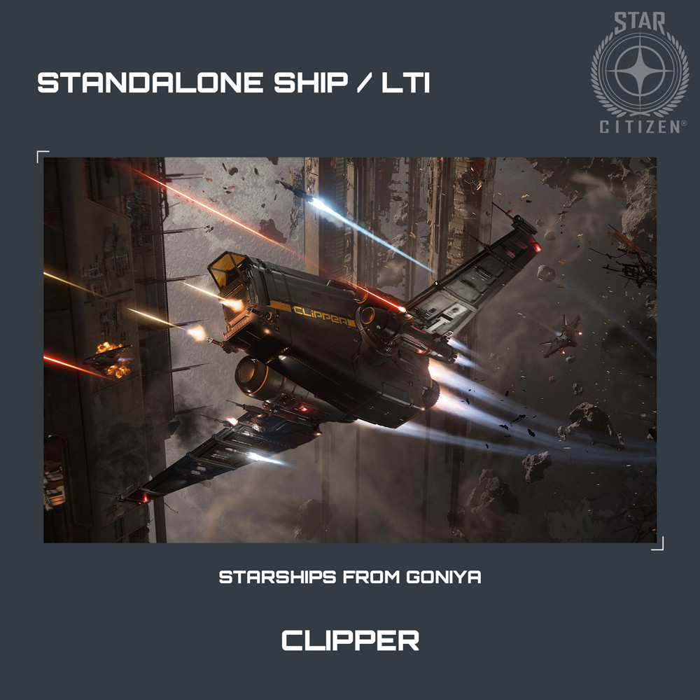 STAR CITIZEN – DRAKE CLIPPER – LTI – CCU’d – (Lifetime Insurance)