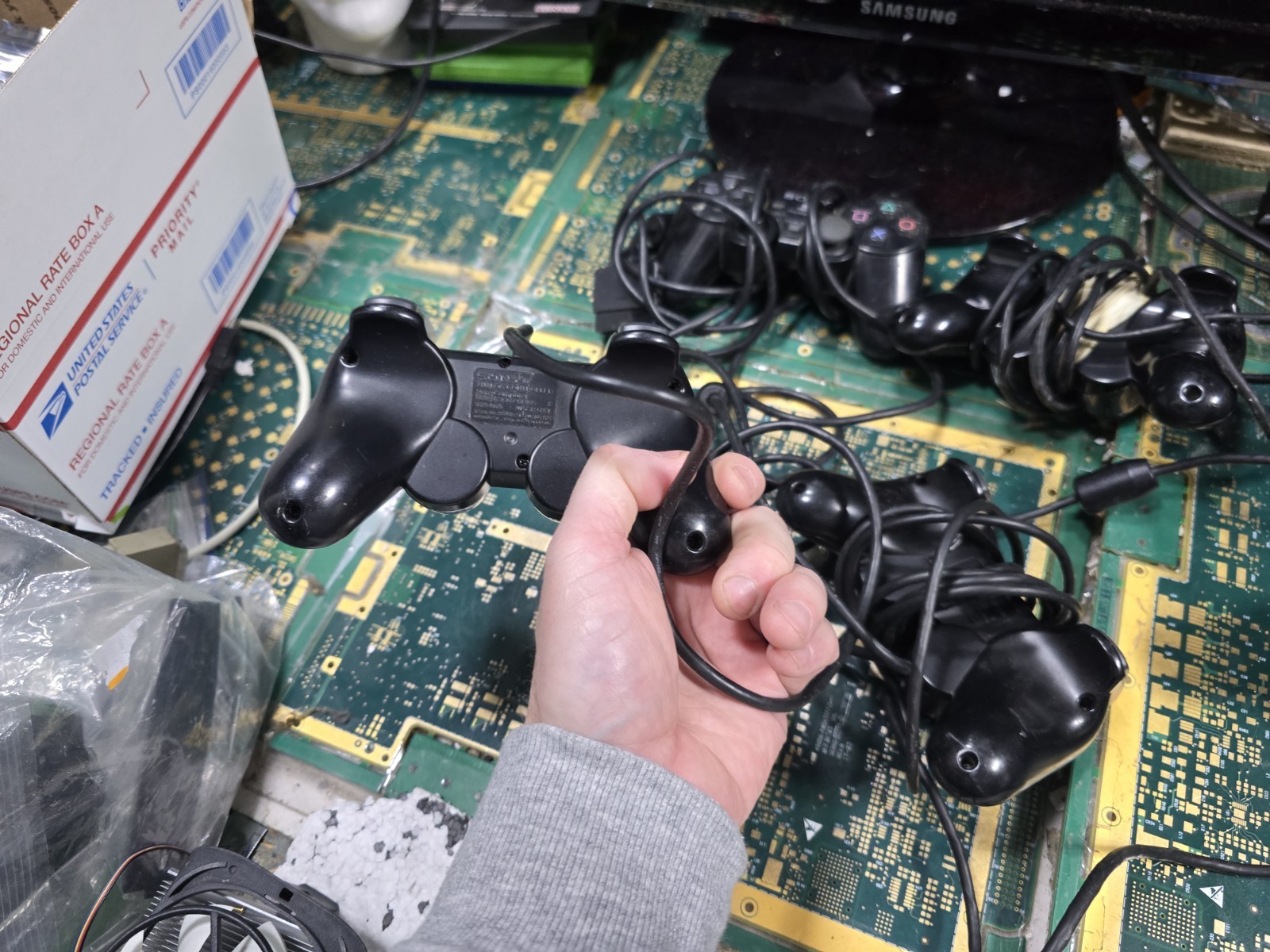 Sony PS2 Original DEFECTIVE DONOR EXACT LOT #3-Controller-CRUDE-DIRT-RUST-PARTS