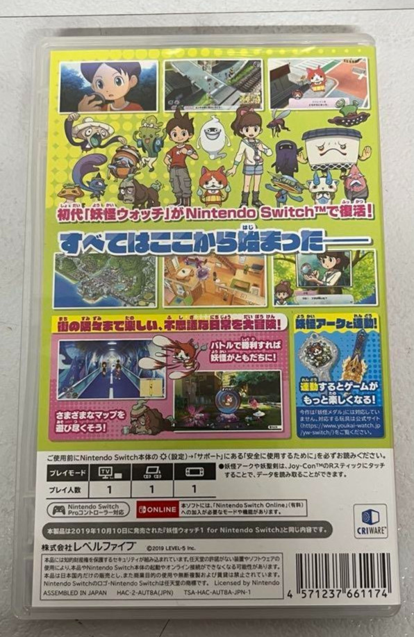 Nintendo Switch Yo-Kai Level Yokai Watch 1 Five Japan best