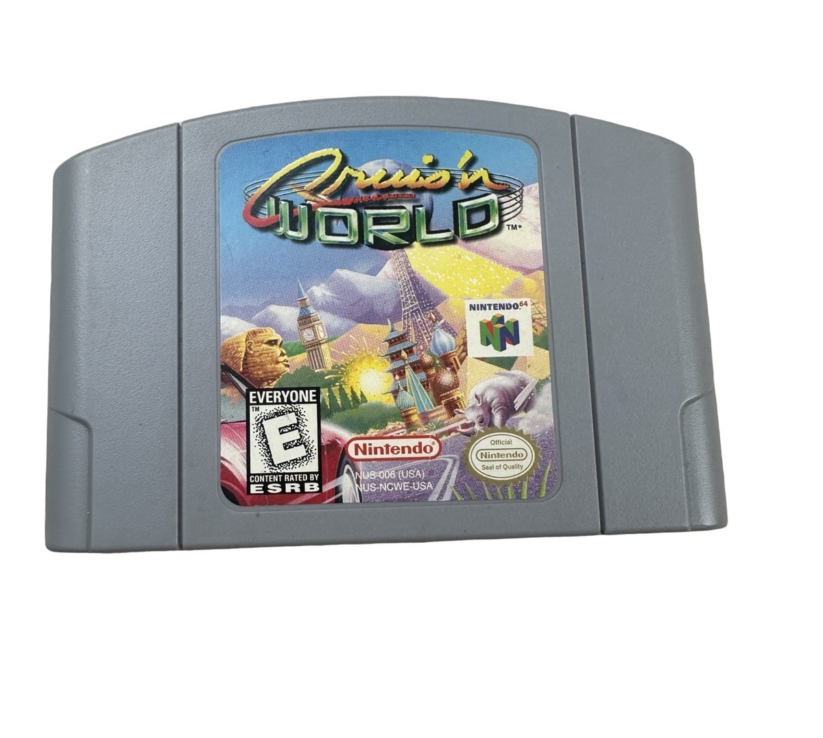 Cruis’n World (Nintendo 64, 1996) Authentic Tested And Working
