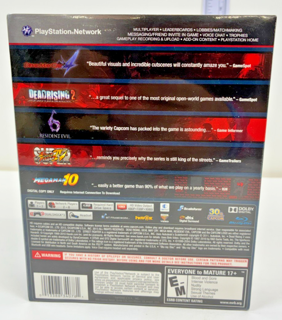 PS3: Capcom Essentials *NEW/SEALED & FREE SHIPPING*