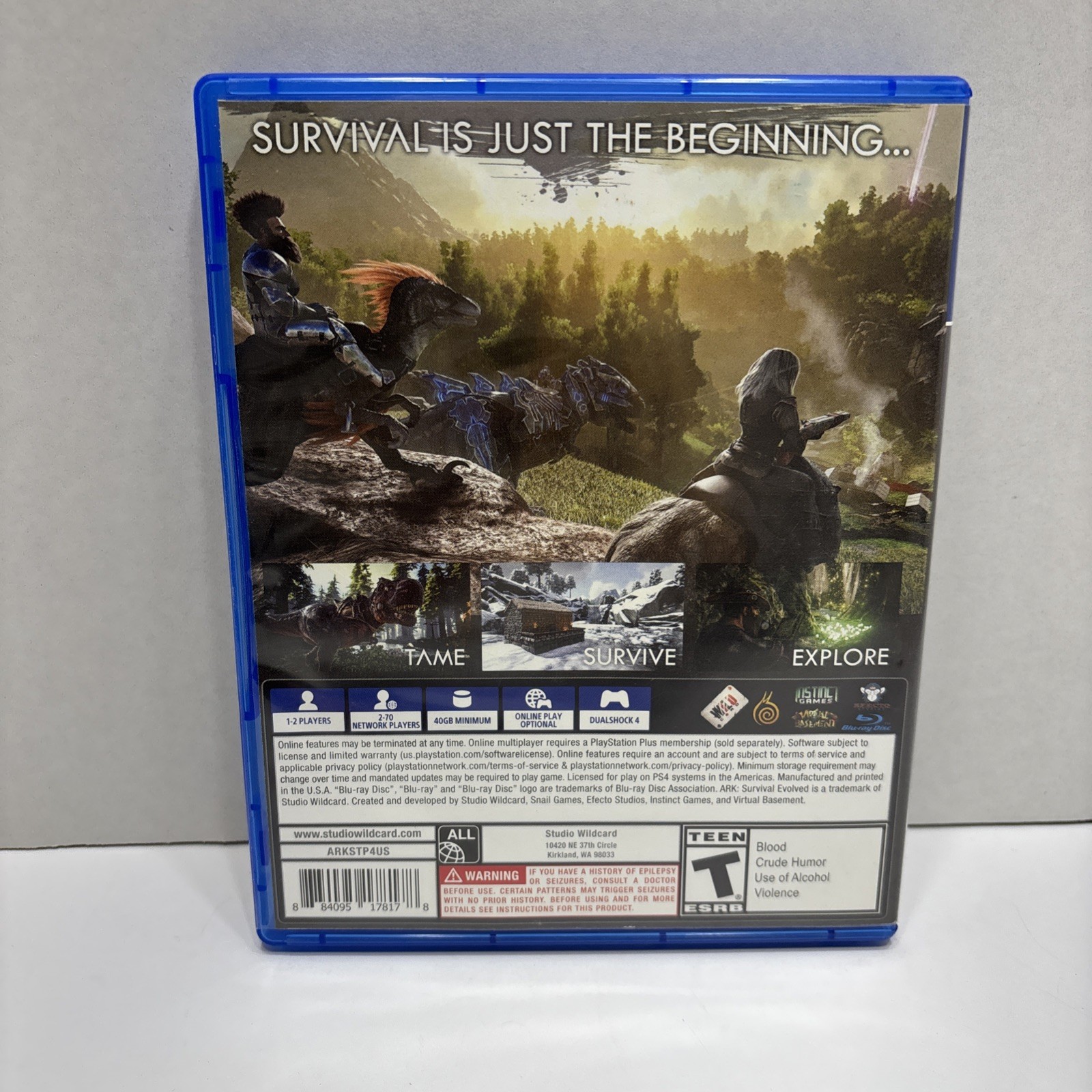 Studio Wildcard Ark: Survival Evolved (Sony PlayStation 4, 2017)
