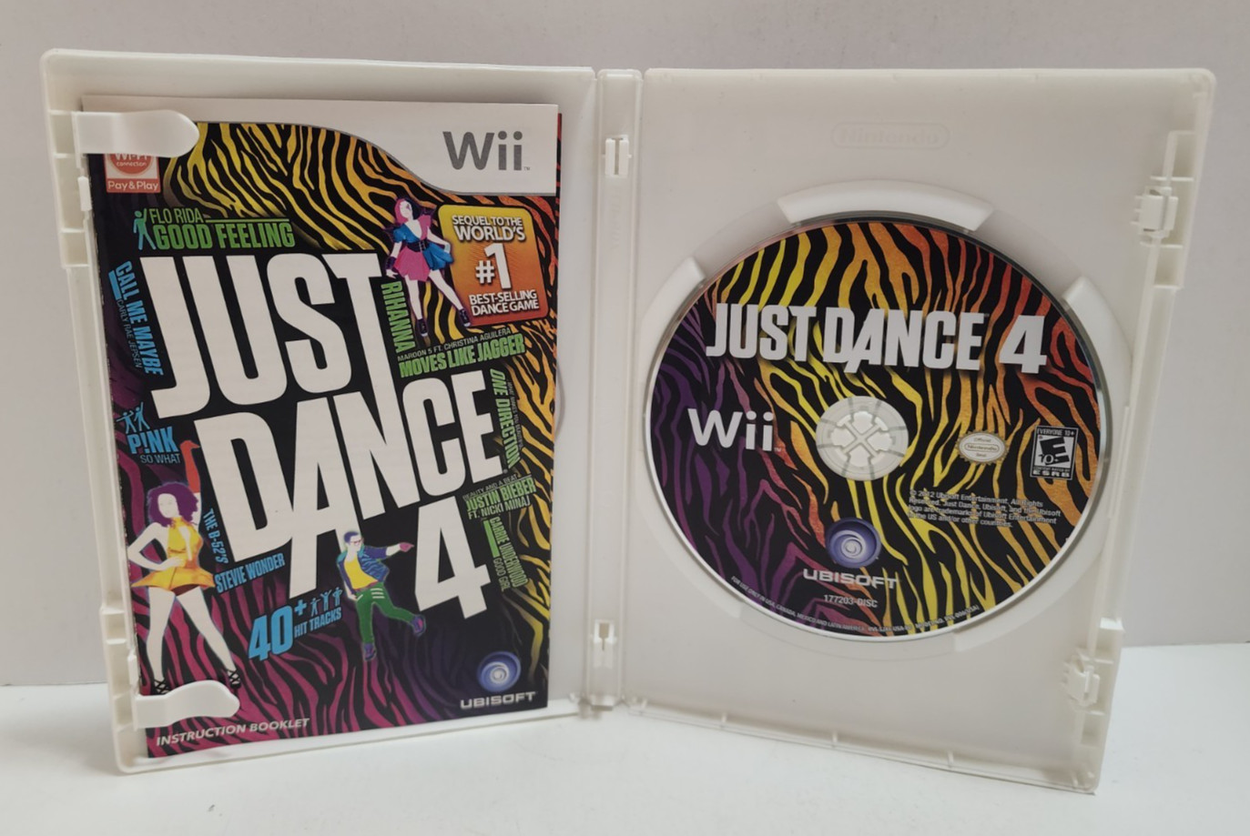 Just Dance 4 Ubisoft Nintendo Wii Game Complete CIB Tested Working READ