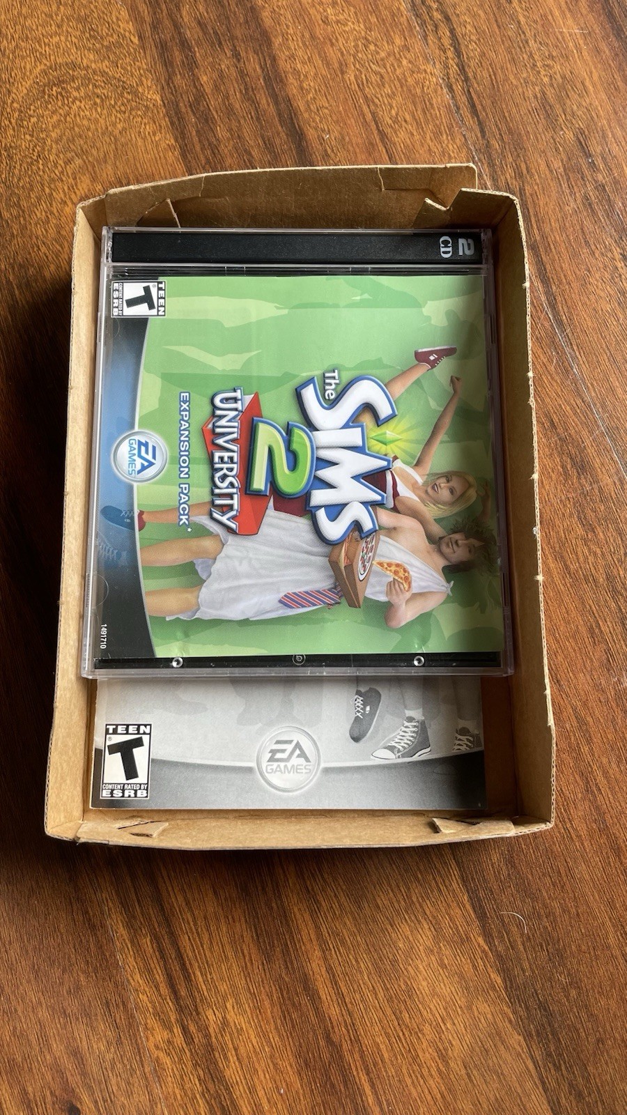 The Sims 2: University PC CD EA T Rated Simulation Expansion Pack Sims Series
