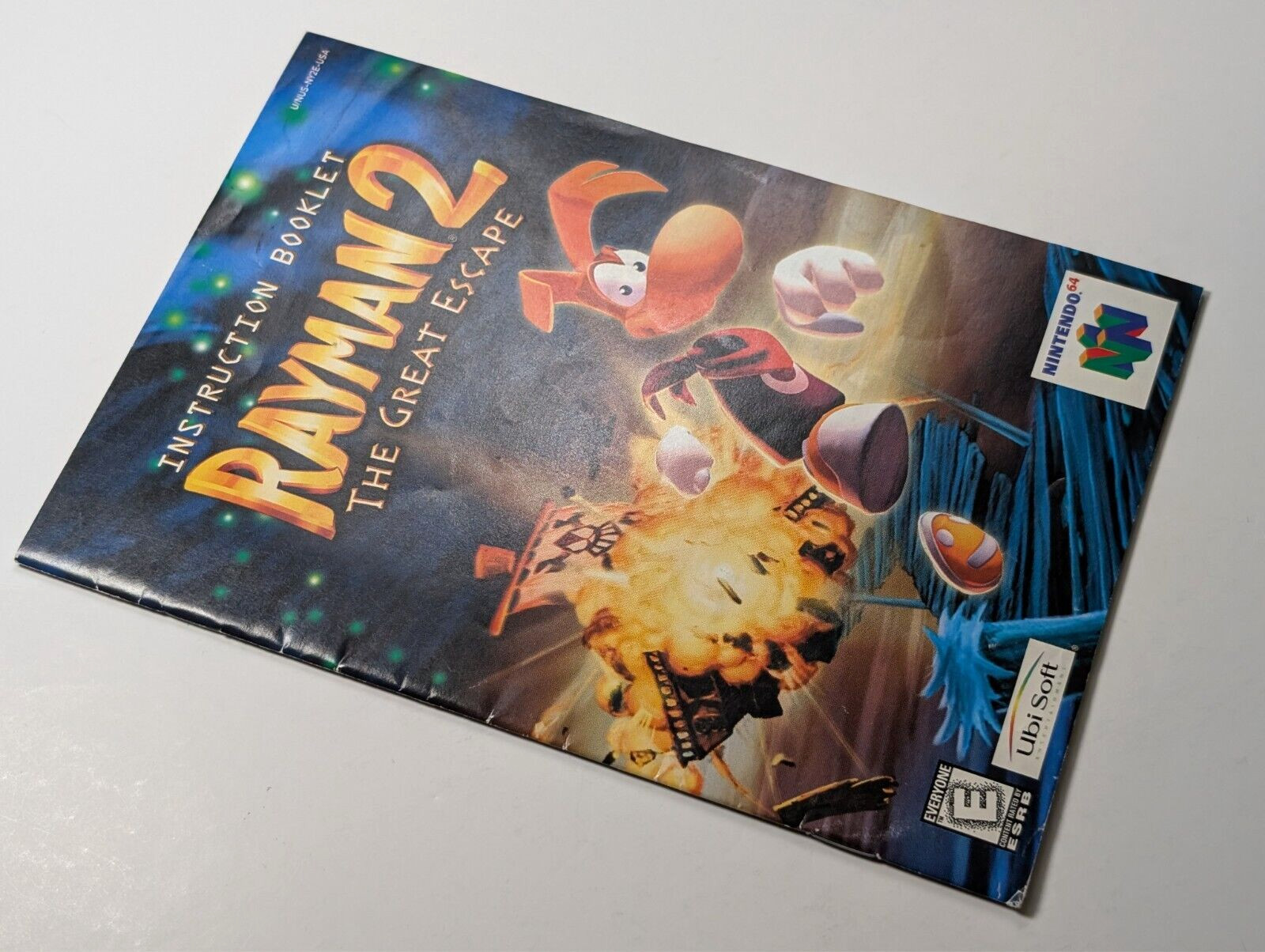 Rayman 2 The Great Escape Nintendo 64 N64 with manual authentic