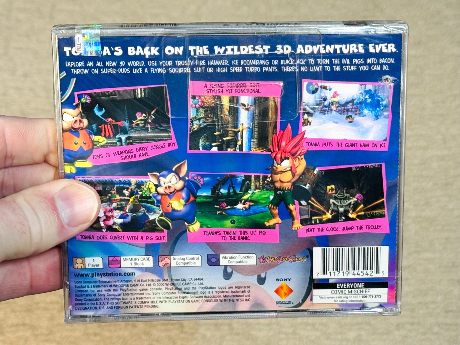Tomba 2 The Evil Swine Return – Brand New – Y-Folds (Sony PlayStation 1, PS1)