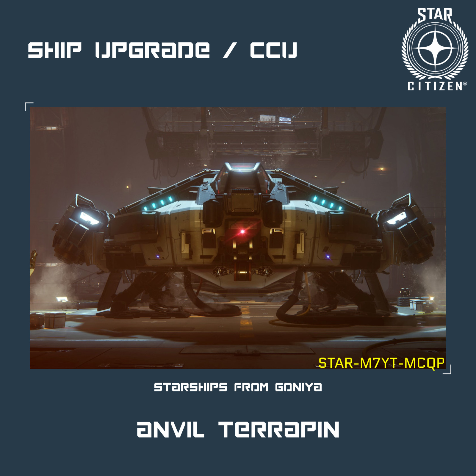 STAR CITIZEN – ANVIL TERRAPIN UPGRADE – (CCU)