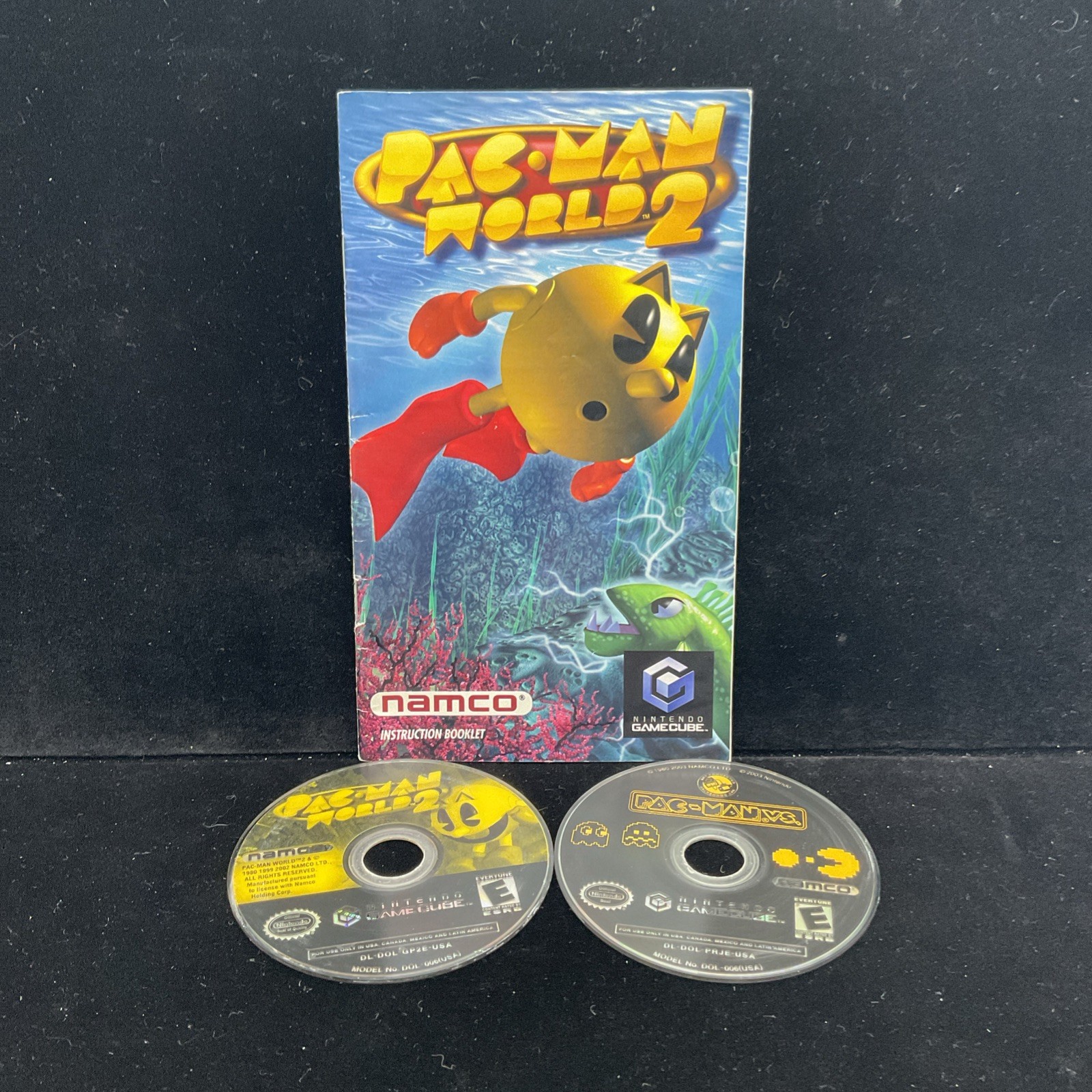 Pac-Man vs./Pac-Man World 2 PC (GameCube) Tested & CIB Clean 1 YR Warranty Mint