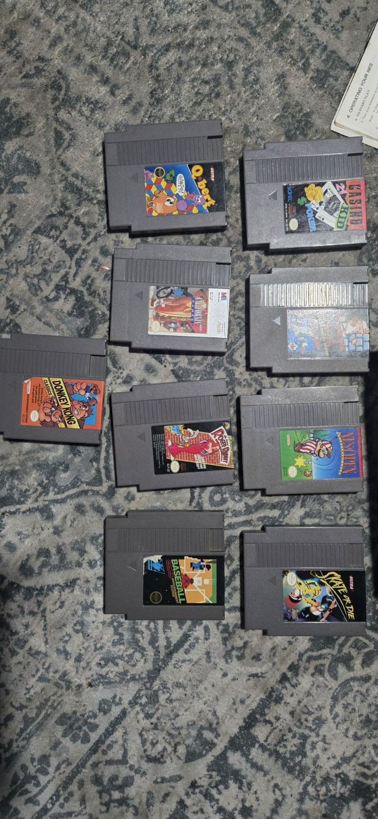 Nintendo NES Entertainment System Console Bundle w/ Games, Controller