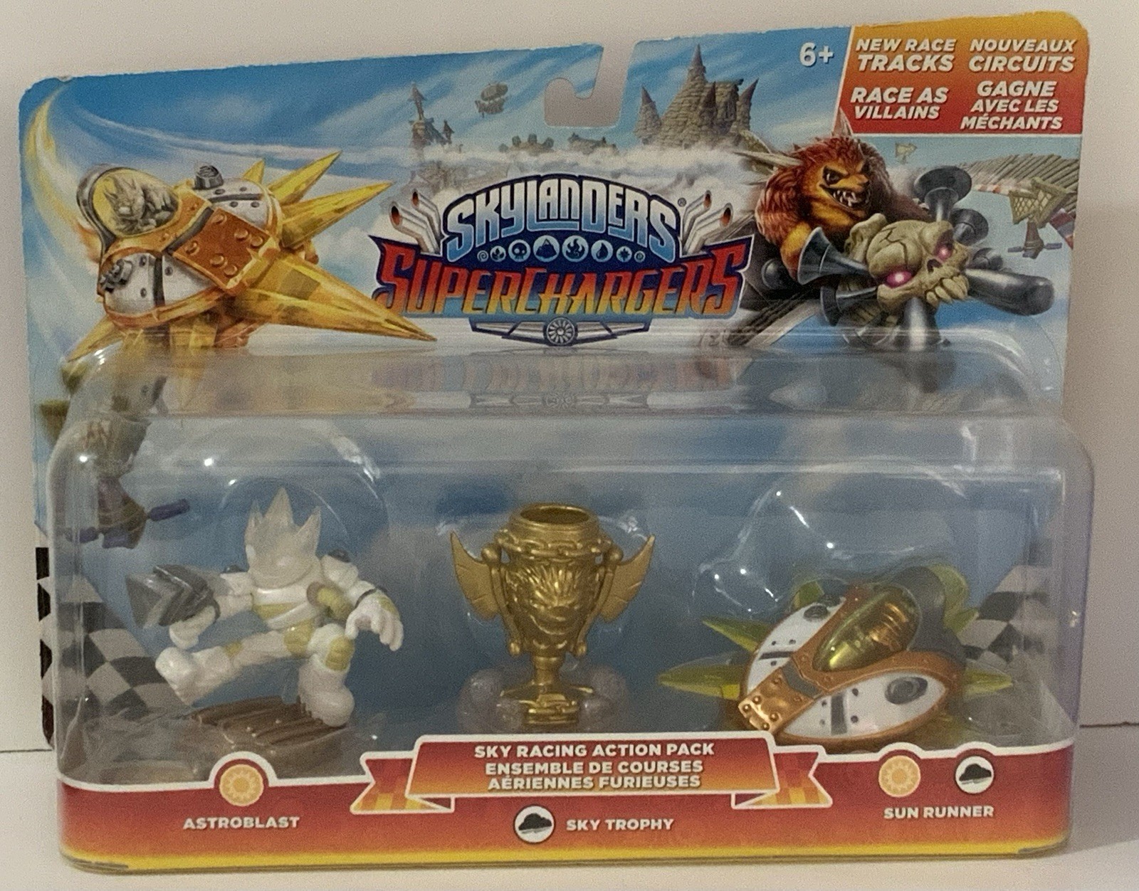 Skylander Supercharger Legendary Sky Racing Action Pack