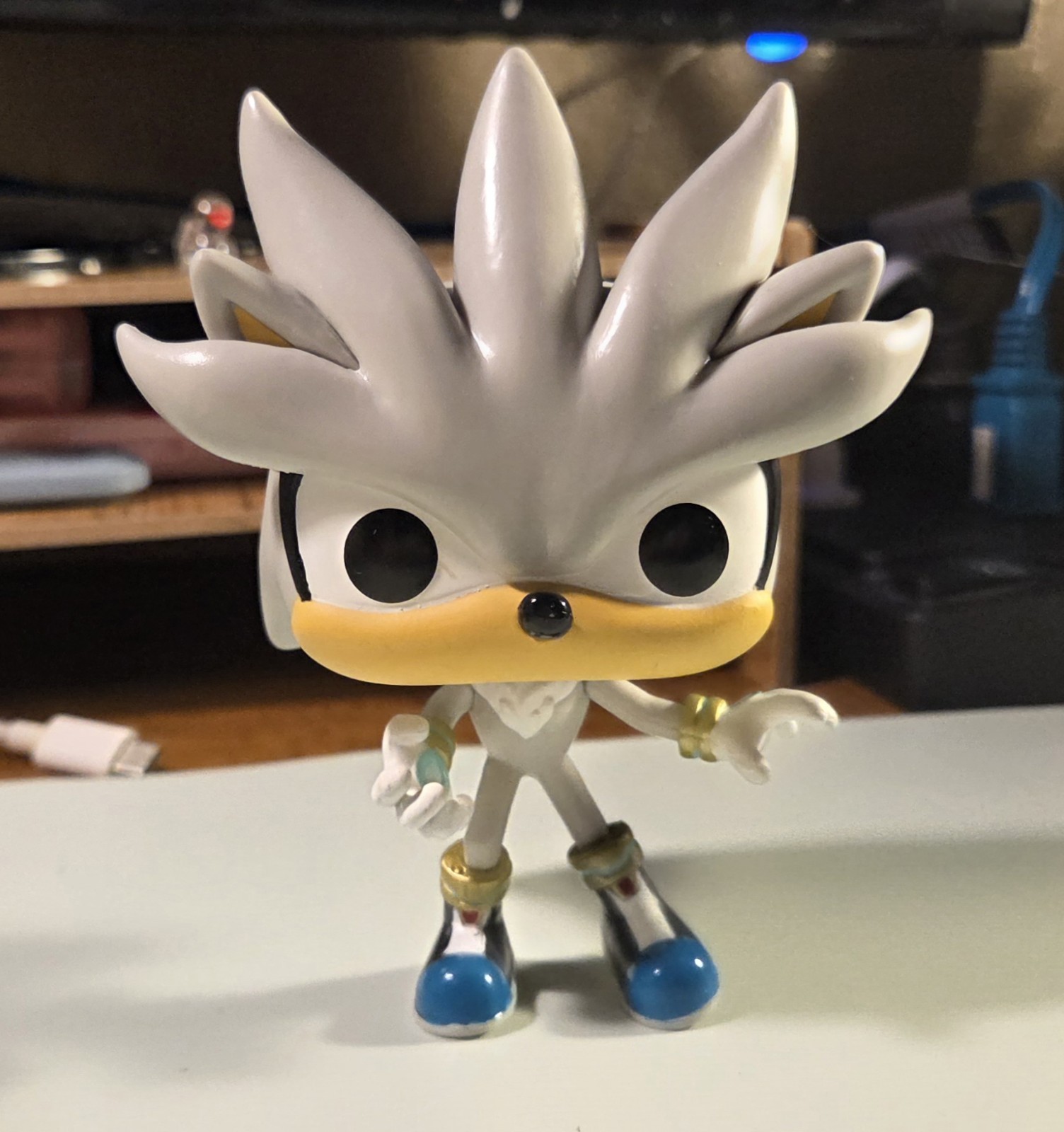 Silver The Hedgehog Merchandise Figure Lot, Jazwares, Jakks Pacific, Sonic