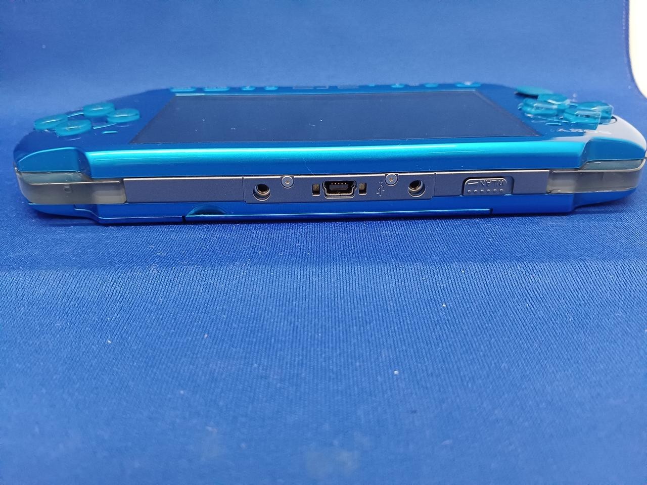 Sony PSP 3000 Vibrant Blue VB Box Manual Charger New Battery Japan Tested work