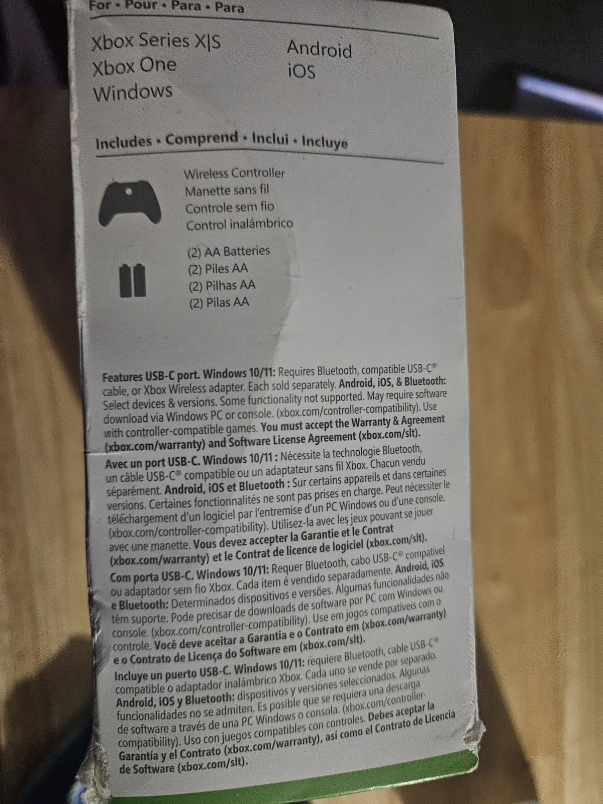 Xbox Carbon Black Wireless Controller