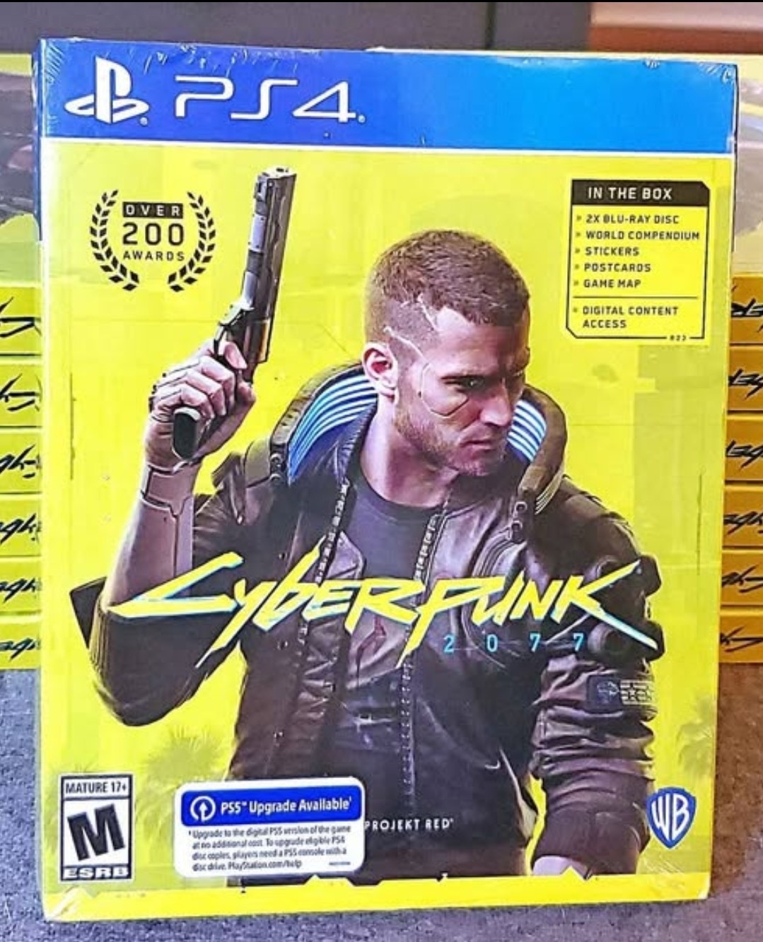 🔥🦾🔥 Cyberpunk 2077 PS4 Sony PlayStation 4 + PS5 Upgrade 🆕 BRAND NEW ✅ SEALED
