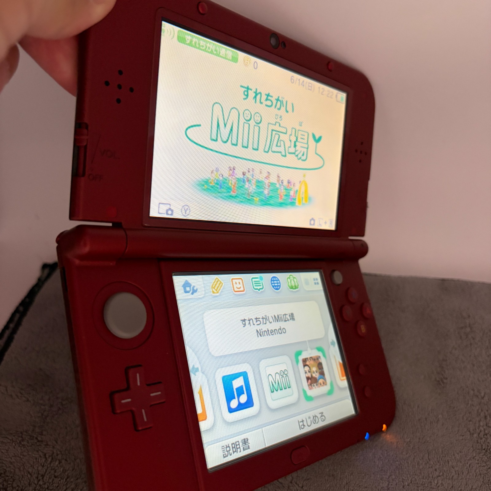 【Near Mint】IPS Nintendo NEW 3DS LL XL Metallic Red Handheld Game Console