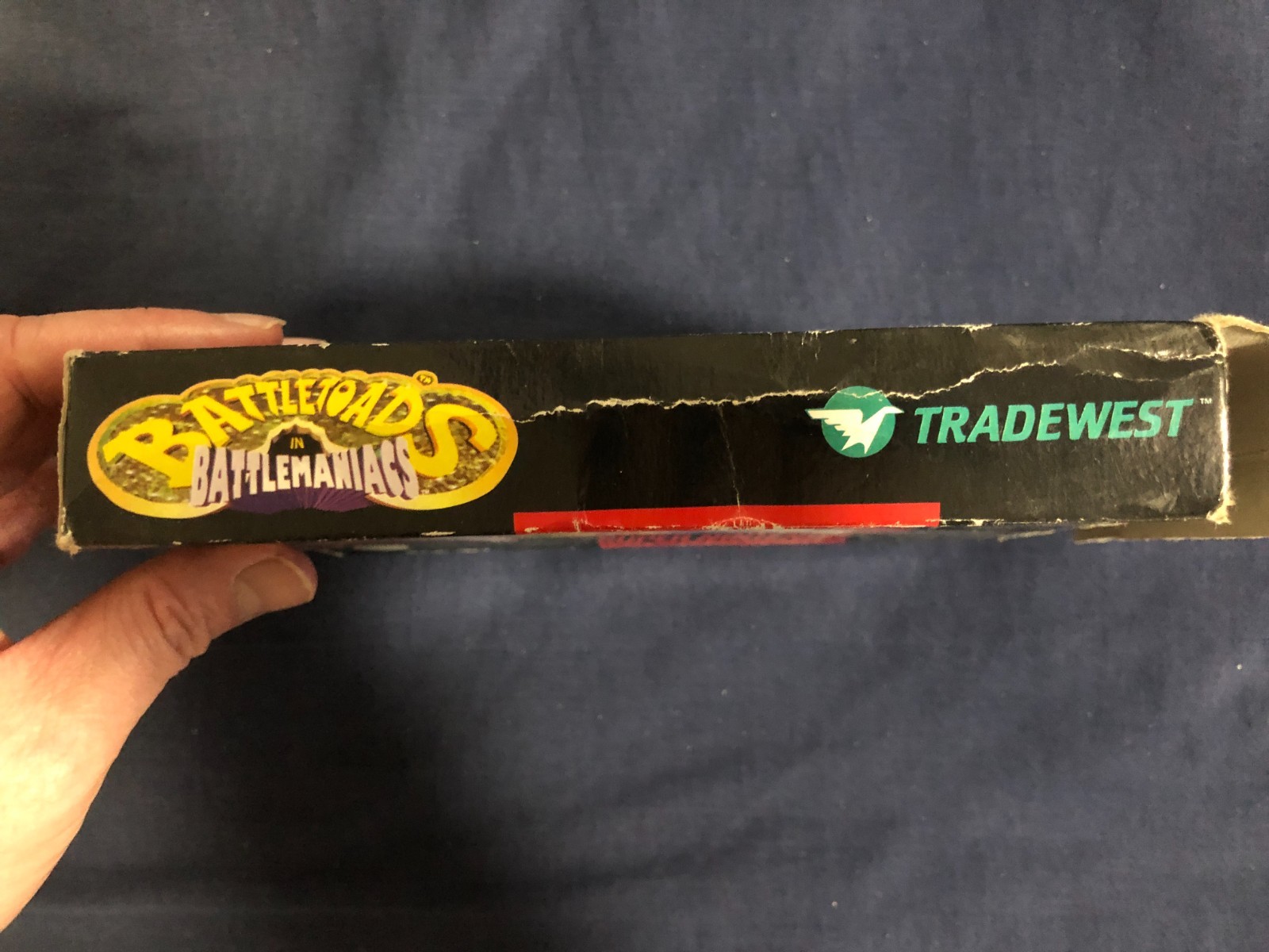 Battletoads in Battlemaniacs (SNES) (Majesco) CIB Damaged Box, Untested