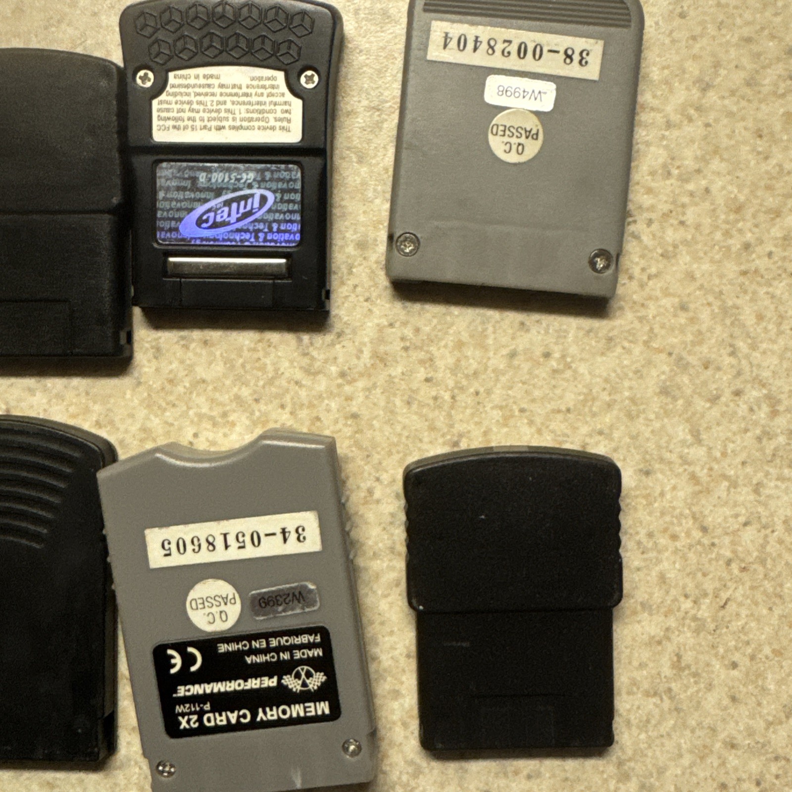 Bulk Lot: 10 Memory Cards for Retro Consoles — PS1/PS2/GameCube