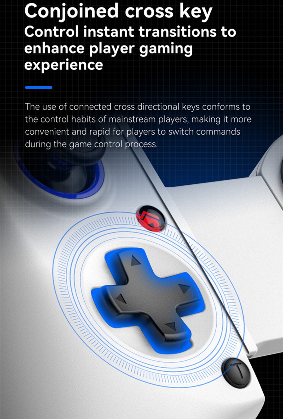 Cordless Telescopic Game Controller for Switch/iOS/Android/PC/Tablet
