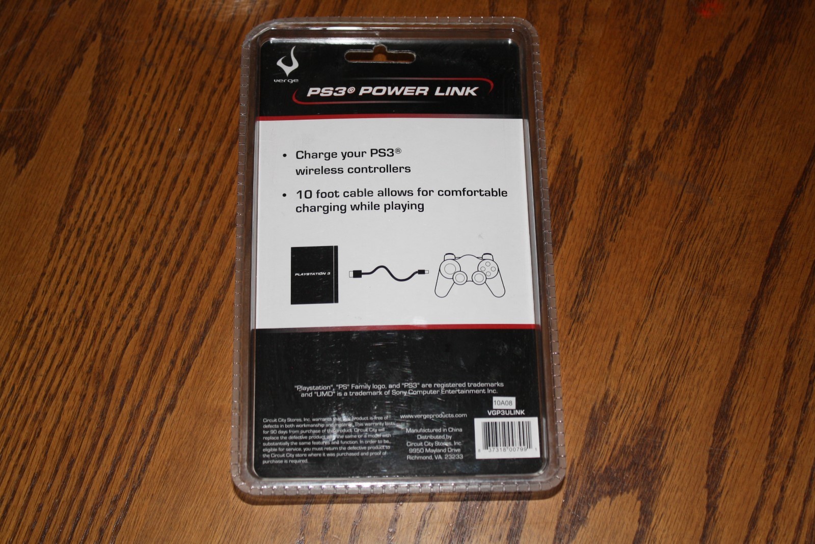PS3 10FT Long USB Power/Charging Link Wire Sony PS3 Play Station Controller NEW