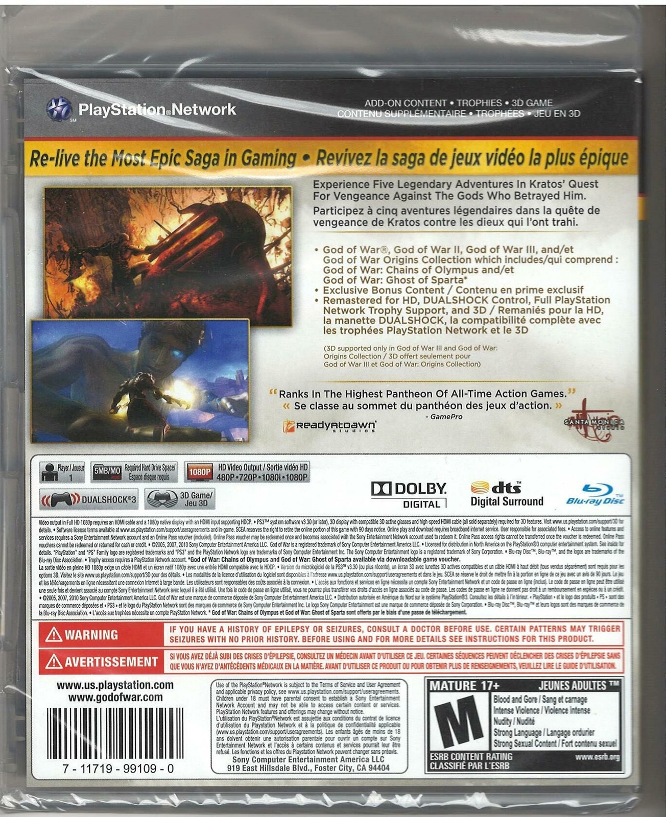 PS3 GOD OF WAR SAGA – Playstation 3