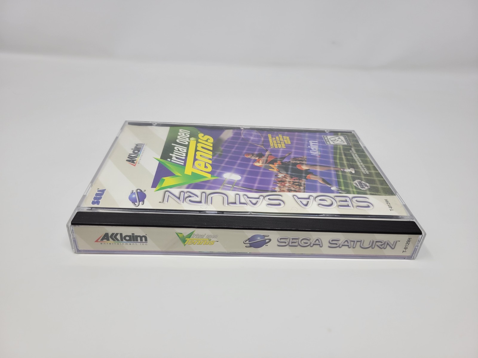 Virtual Open Tennis Video Game For Sega Saturn Complete CIB Tested Free US Ship