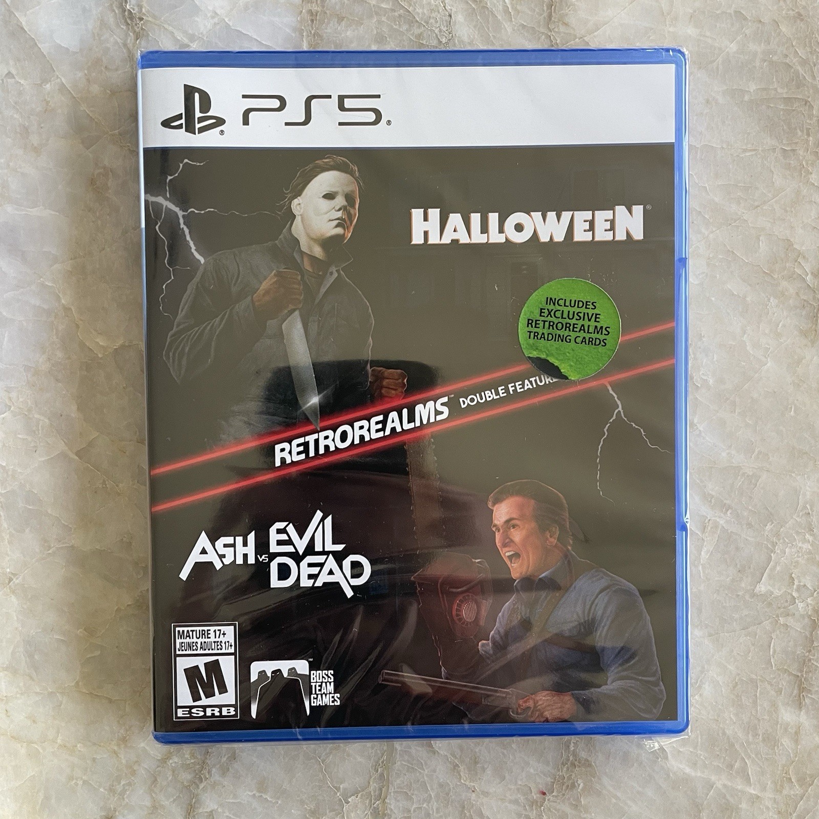 HALLOWEEN ASH VS EVIL DEAD RetroRealms:Double Feature PS5 Brand New Sealed Game
