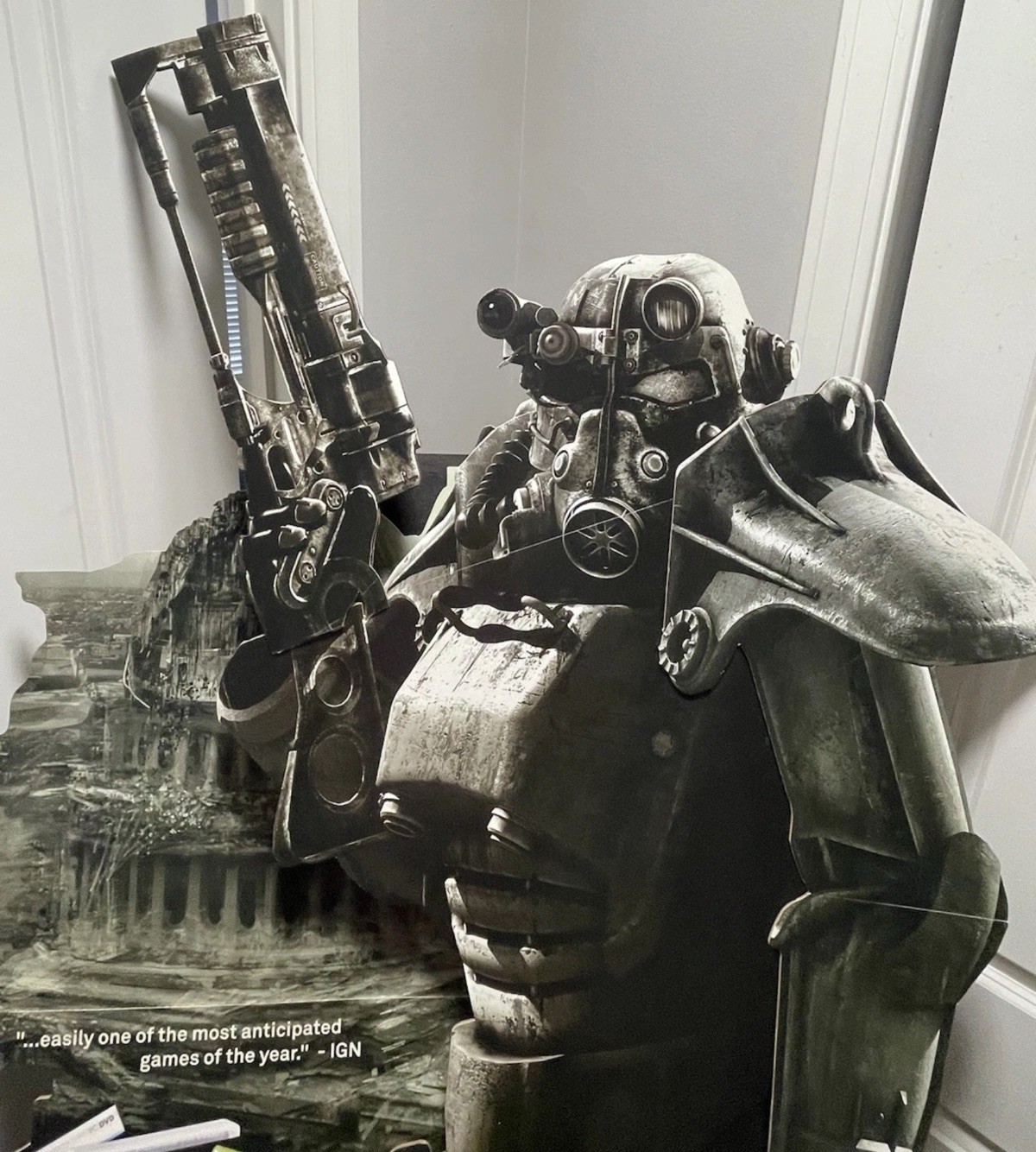 Fallout 3 PlayStation 3 Xbox 360 GameStop Promo Standee Banner Display Nintendo