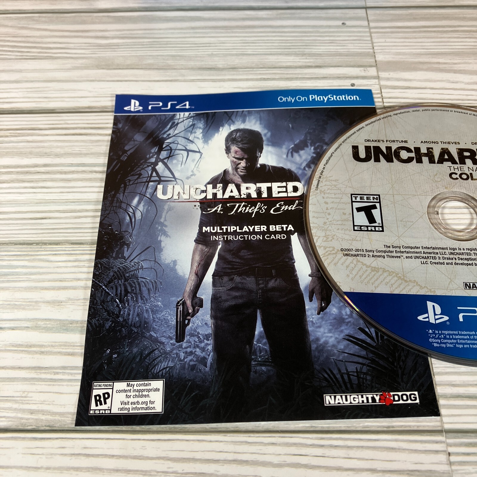 Uncharted The Nathan Drake Collection Playstation 4 PS4 Video Game