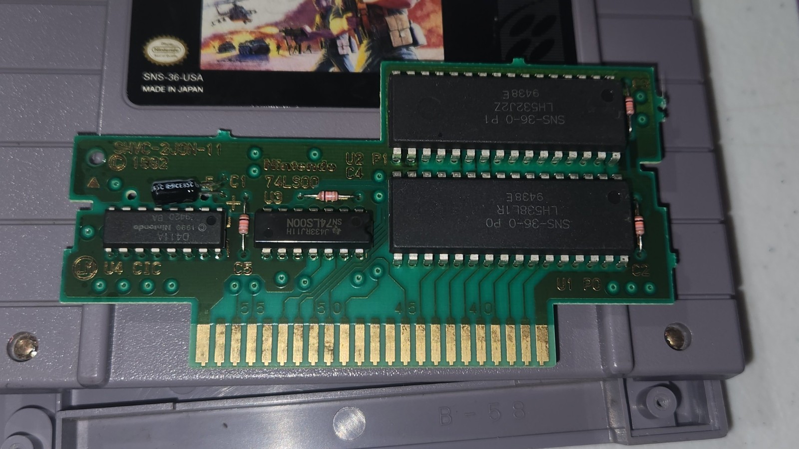 Operation Thunderbolt Super Nintendo SNES CIB