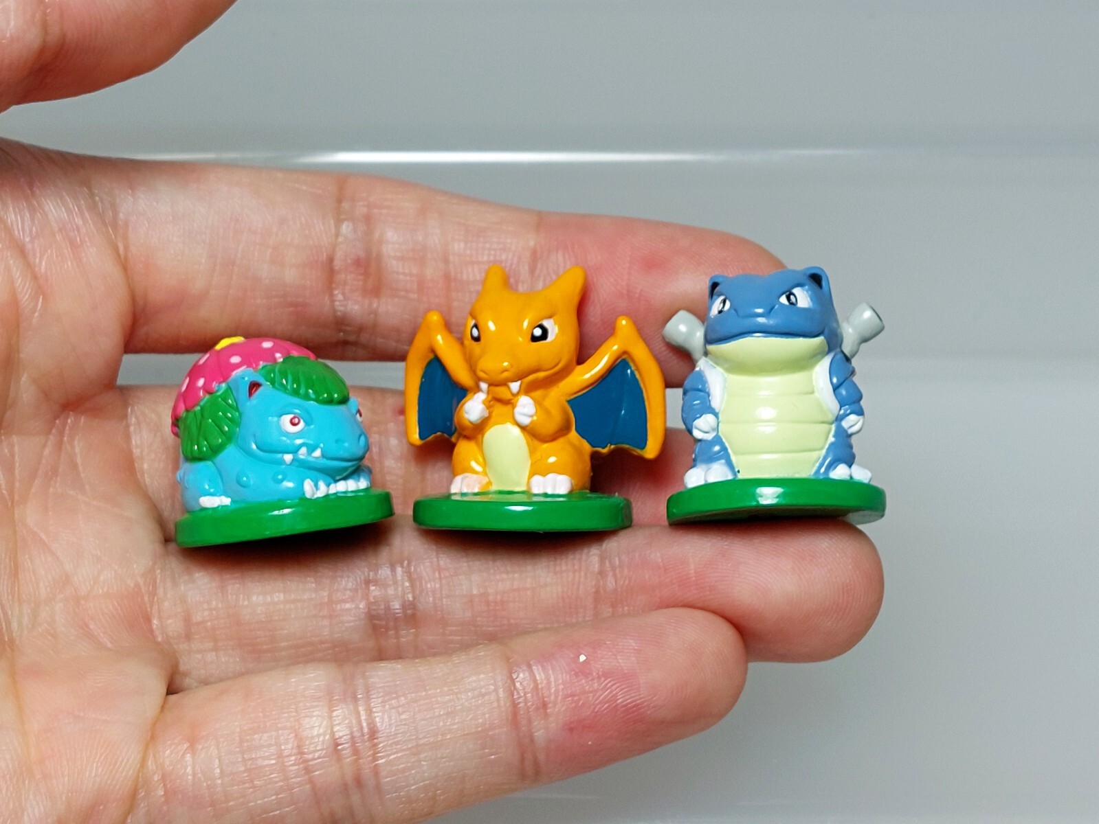 Bulbasaur Charizard Squirtle Pokemon Minicot Figure Banpresto 2004 0.8-0.9in